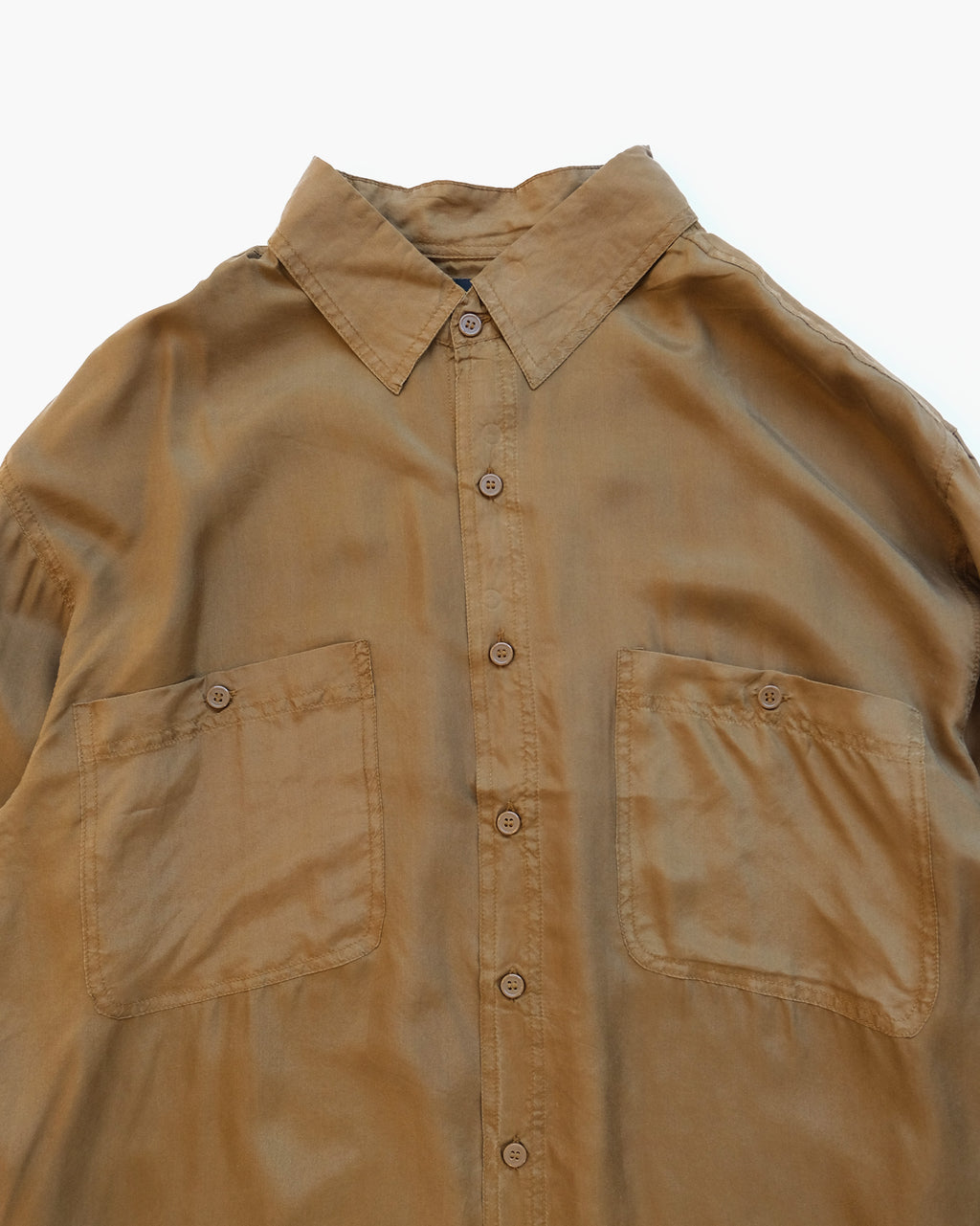 N.O.S  100% Silk Shirts - Gold