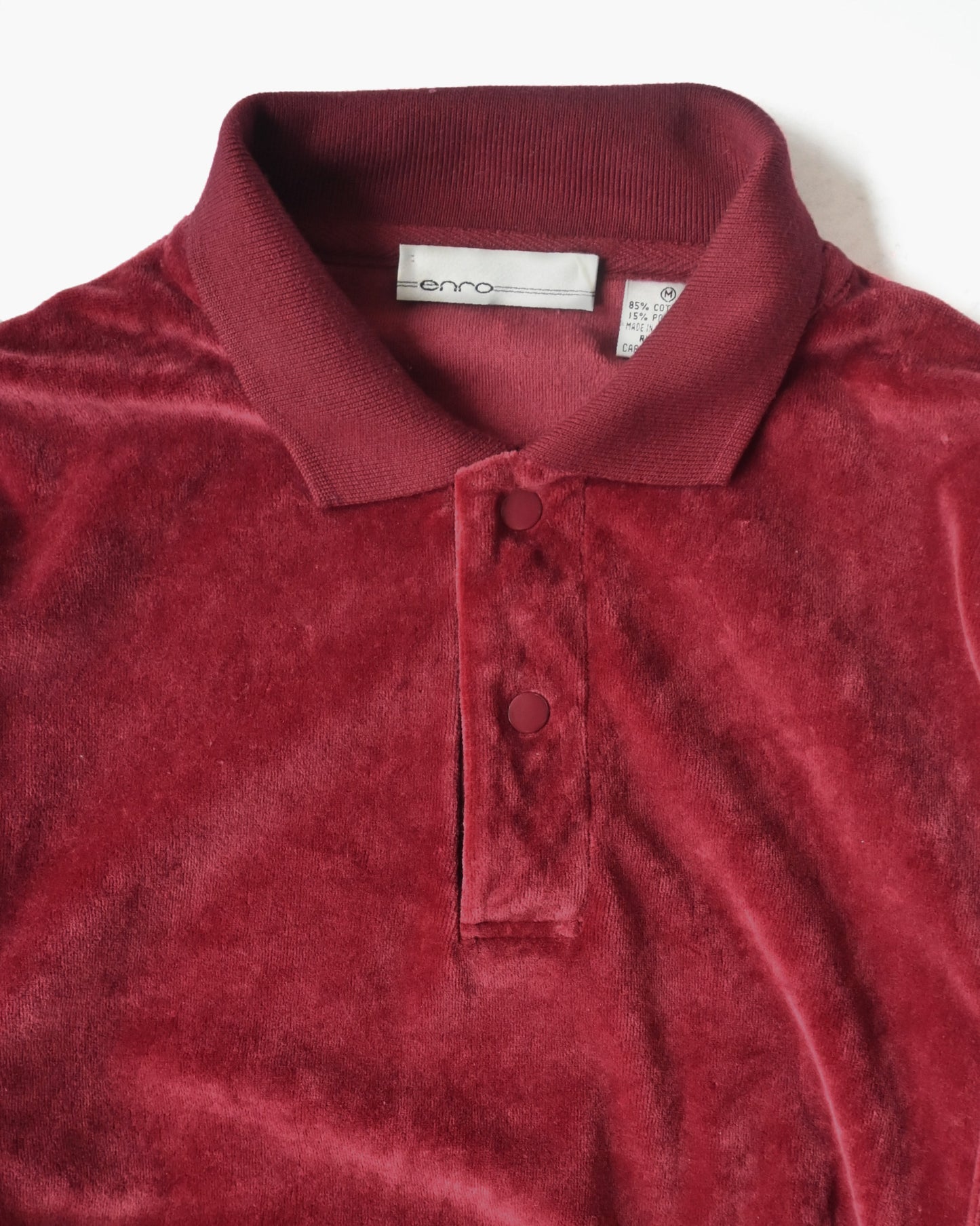 80's Cotton Velour Pullover