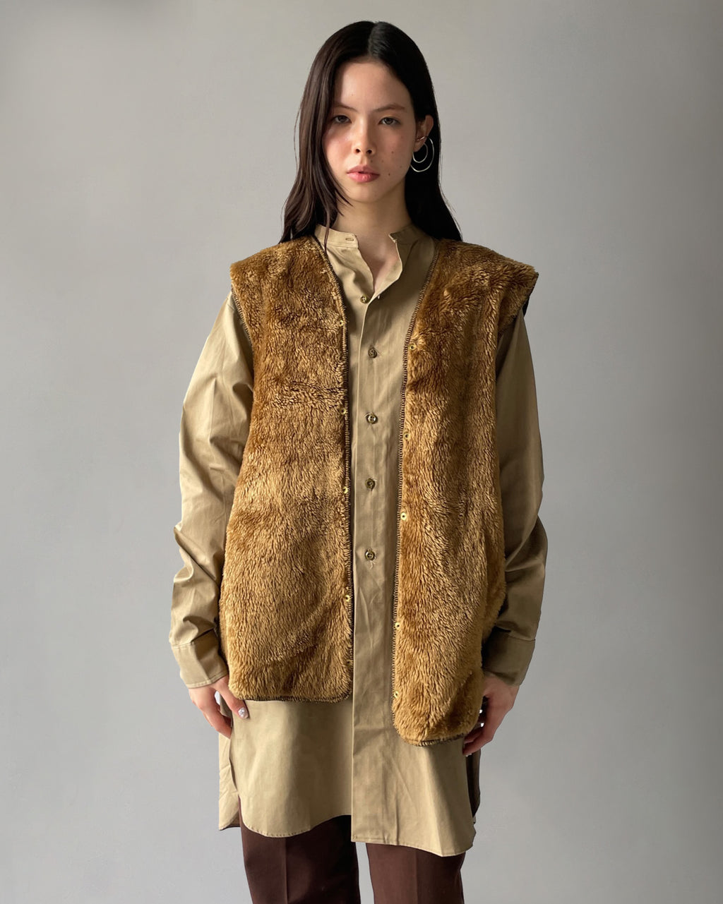 Barbour Faux Fur Vest Made in UK