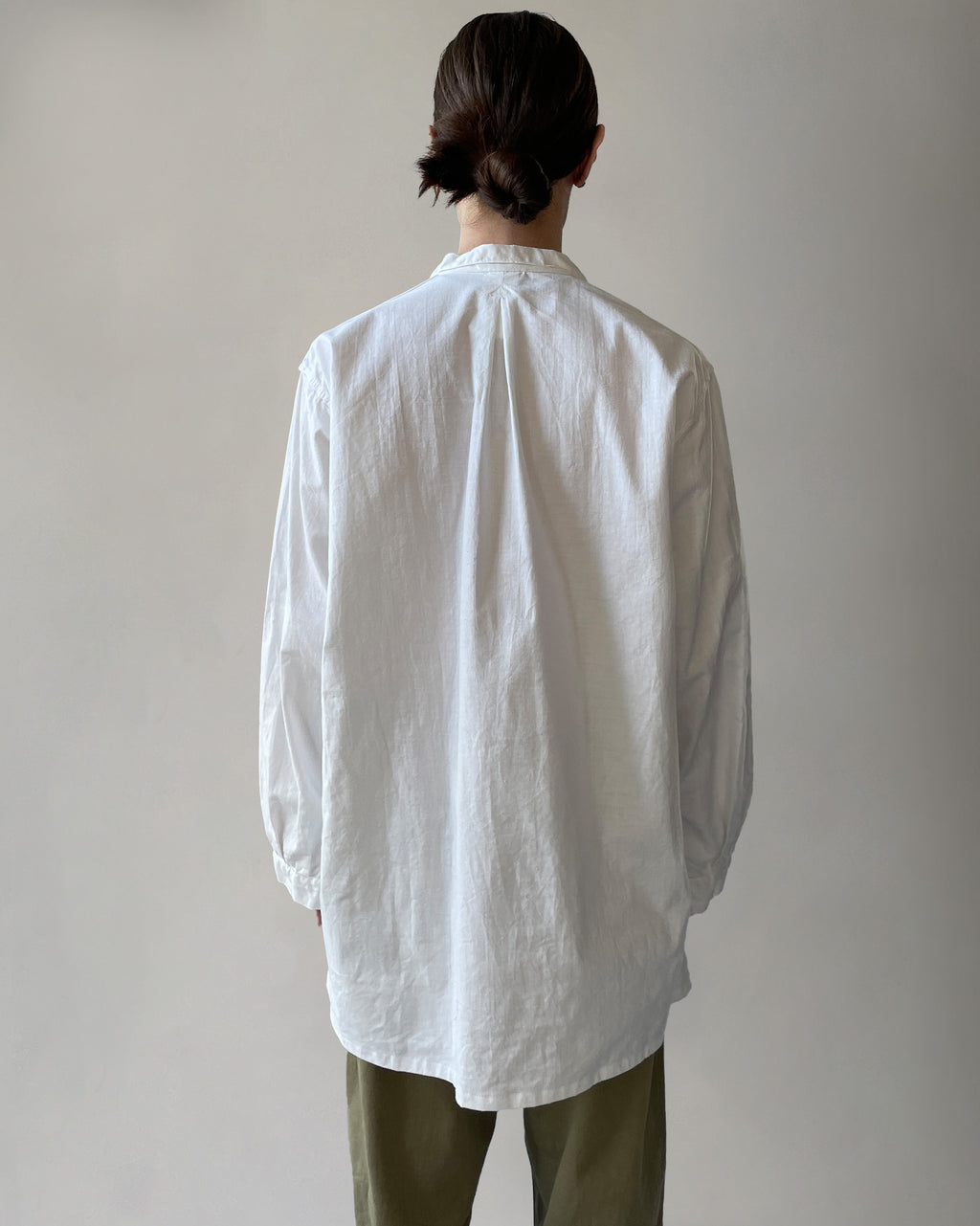 Swedish Pullover Shirt White