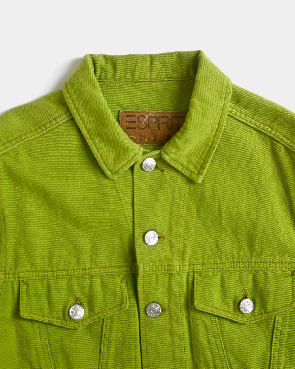 S/S Denim Jacket - Green