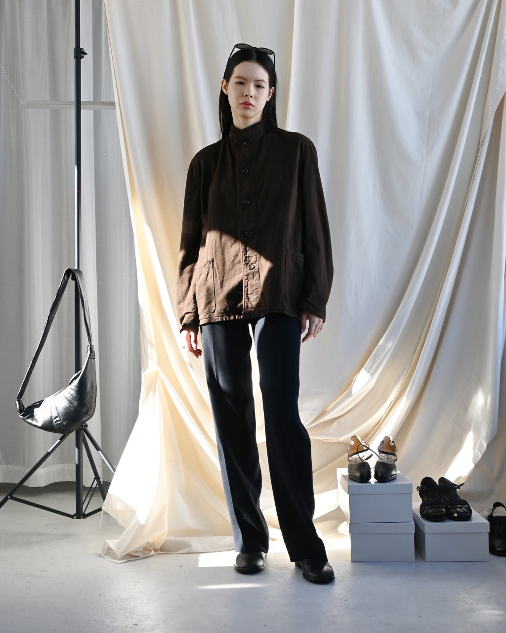 Over-dyed Chez Jacket Brown