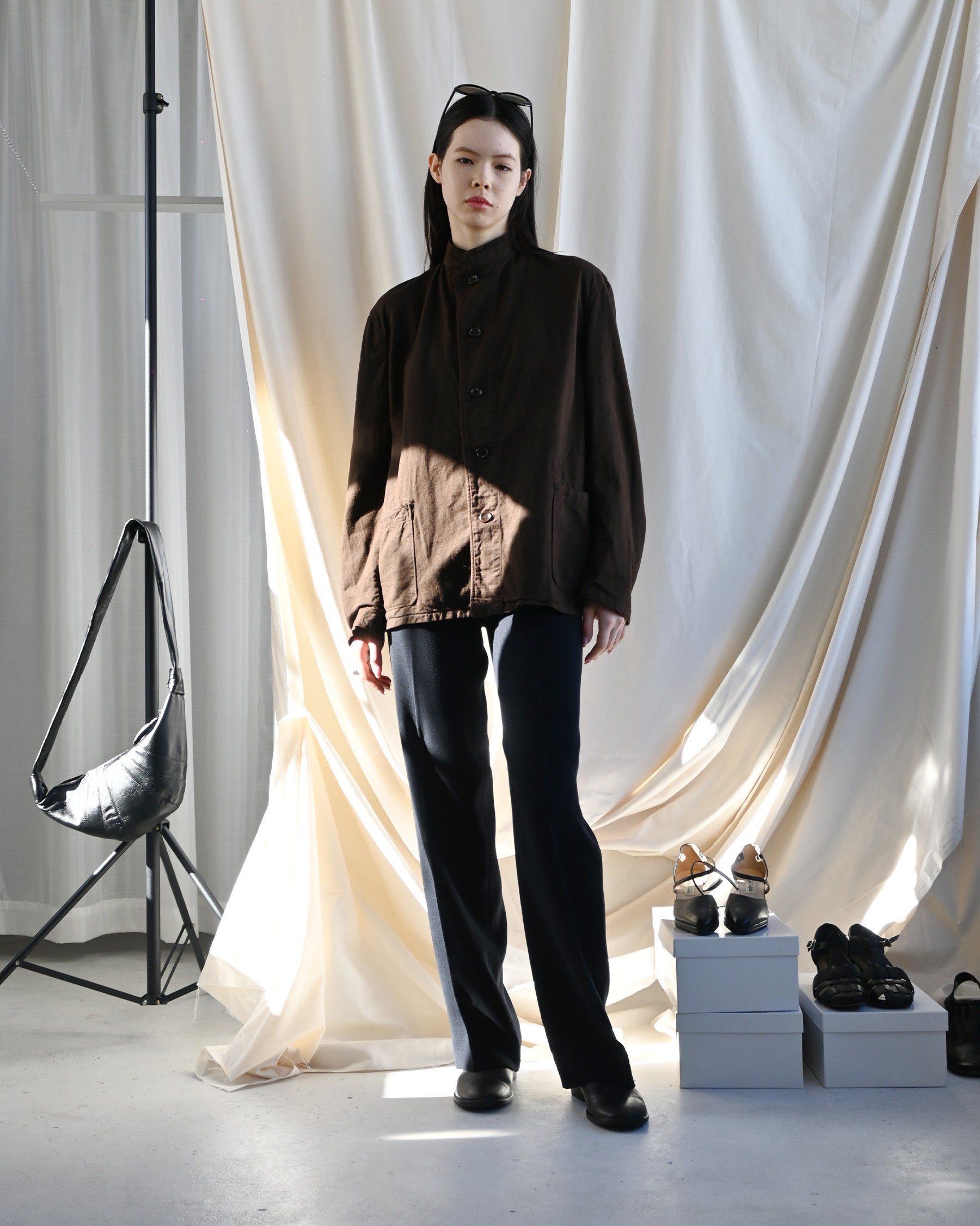 Over-dyed Chez Jacket Brown