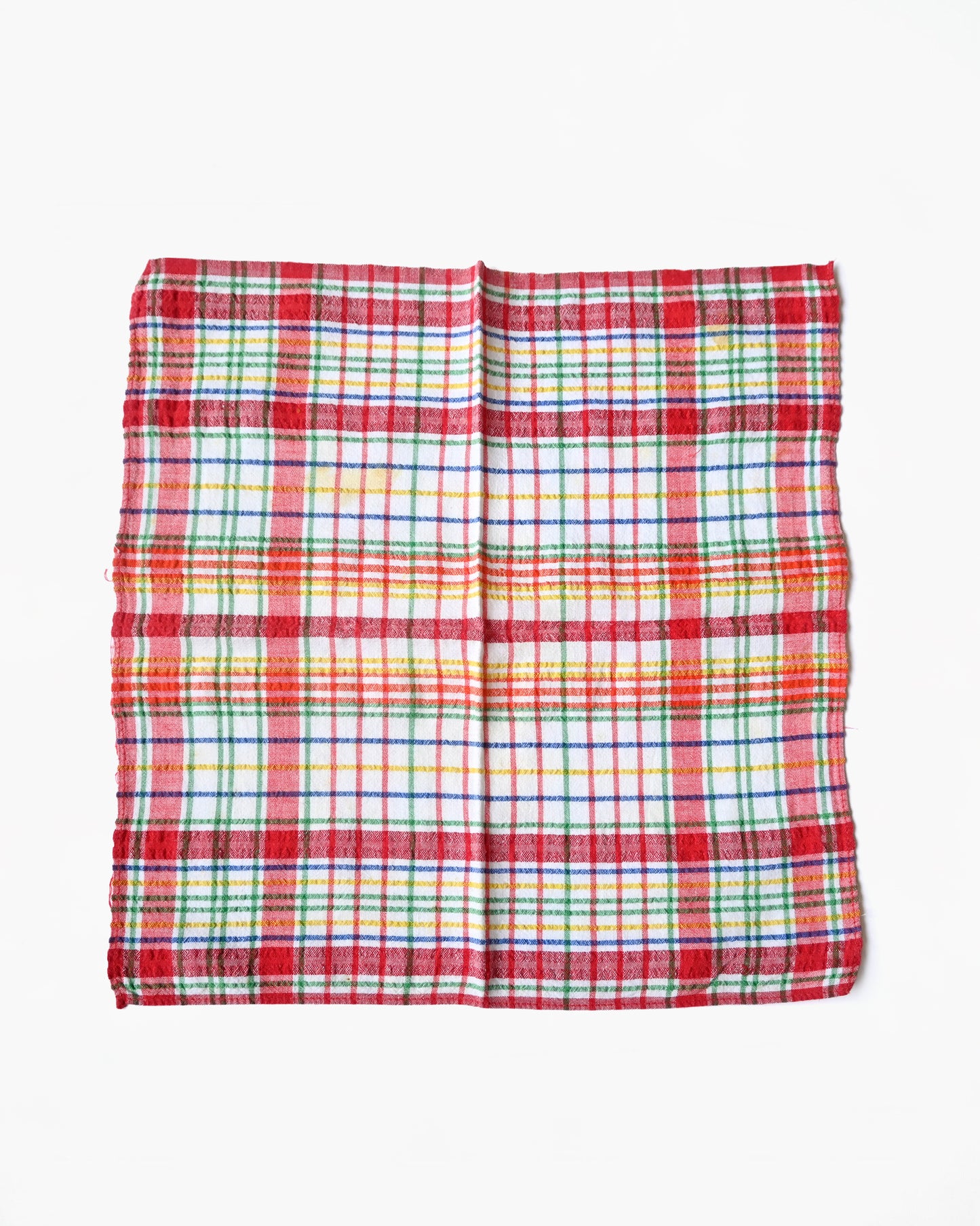 Plaid Waffle Texture Kitchen Towel