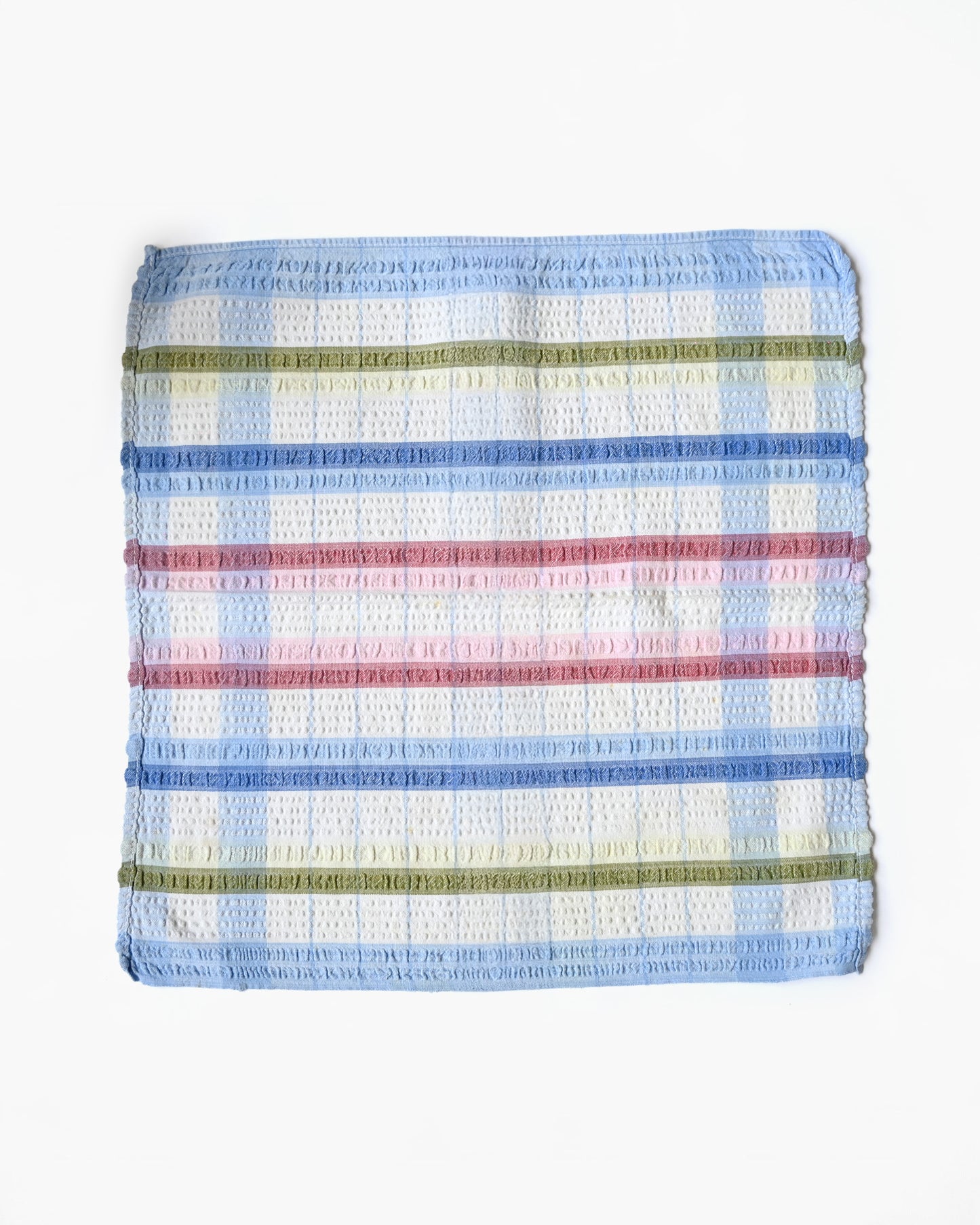 Plaid Waffle Texture Kitchen Towel
