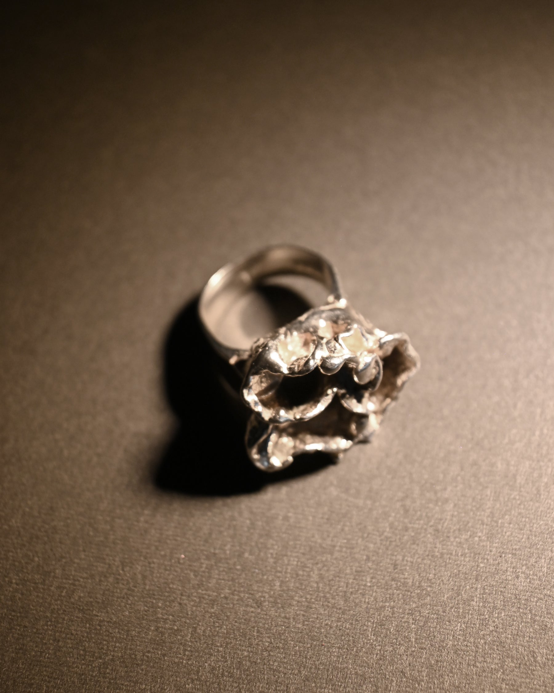 Chunky Flower Statement Ring - 11号