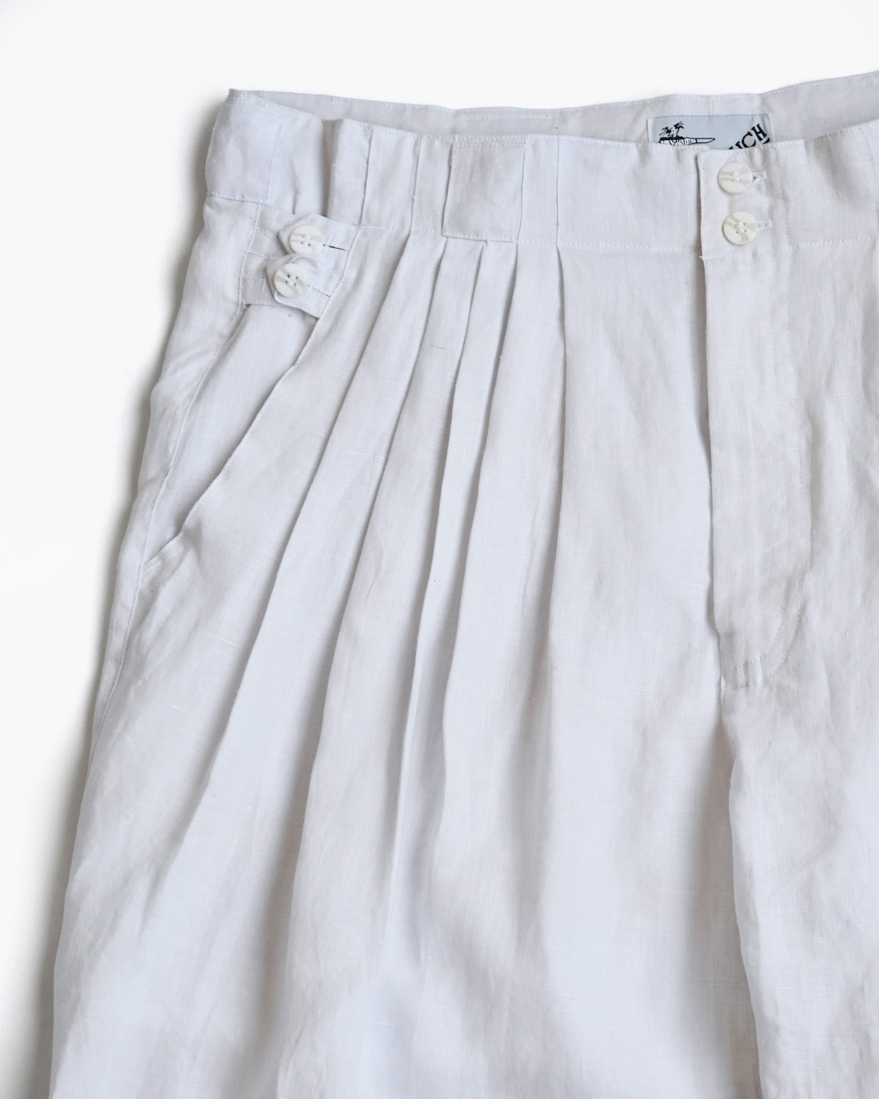 "GOOUCH" 100% Linen Buggy Shorts