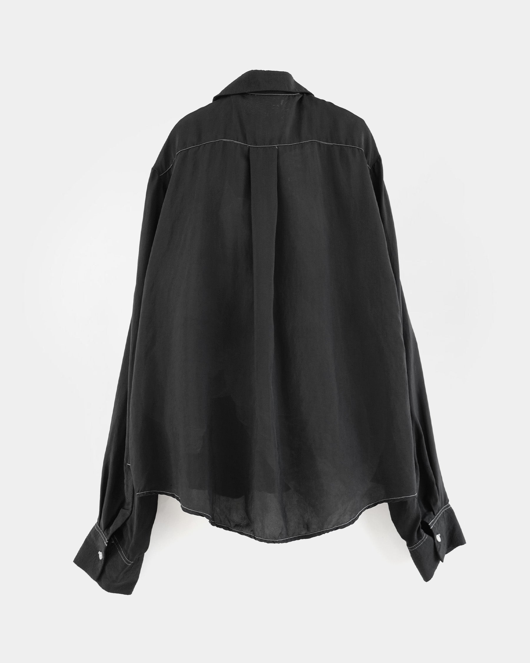 Over-Dyed 100% Cupra Sheer Shirt