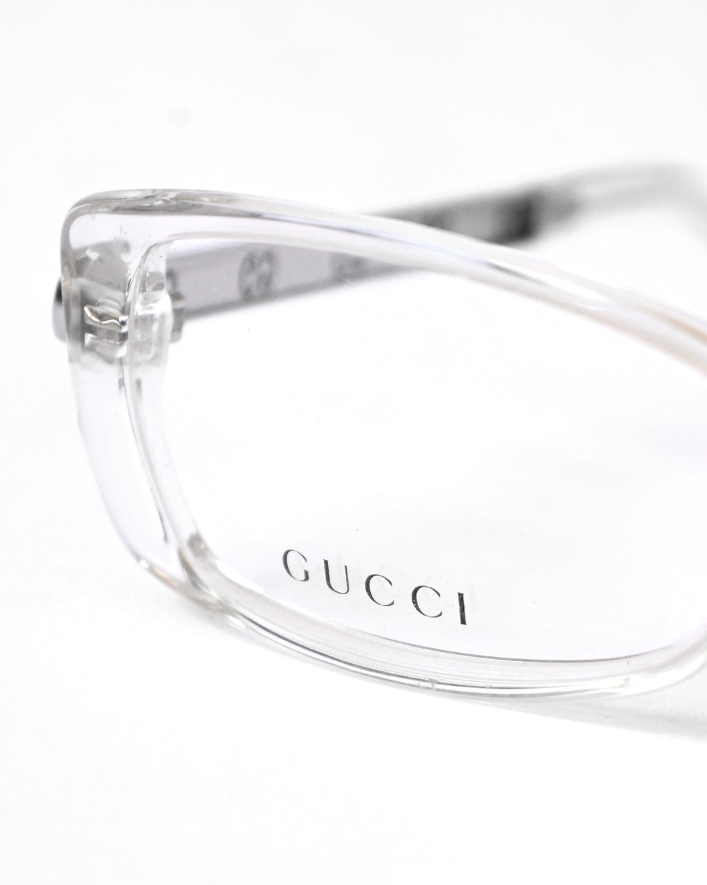 90's GUCCI Clear Sunglasses