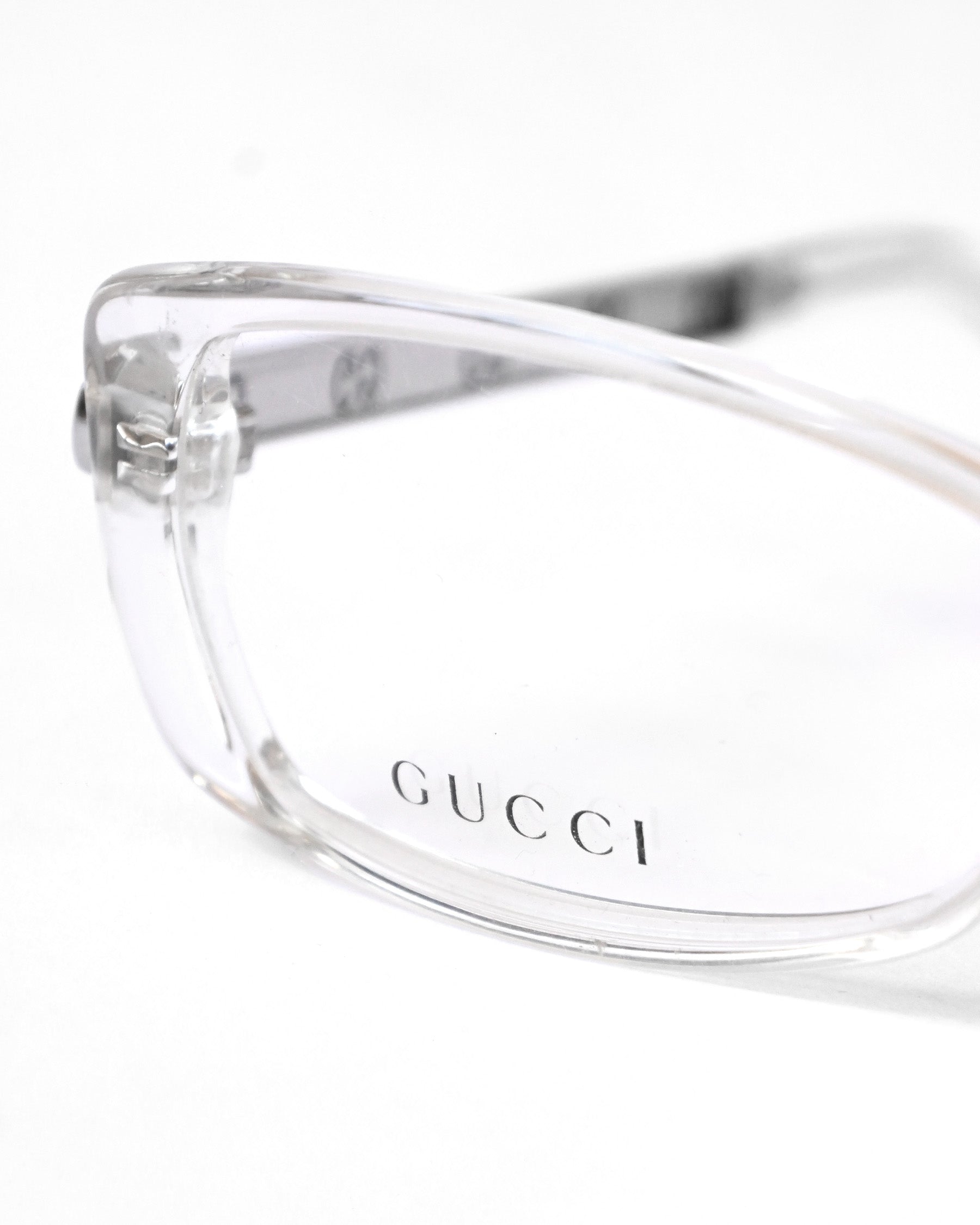 90's GUCCI Clear Sunglasses