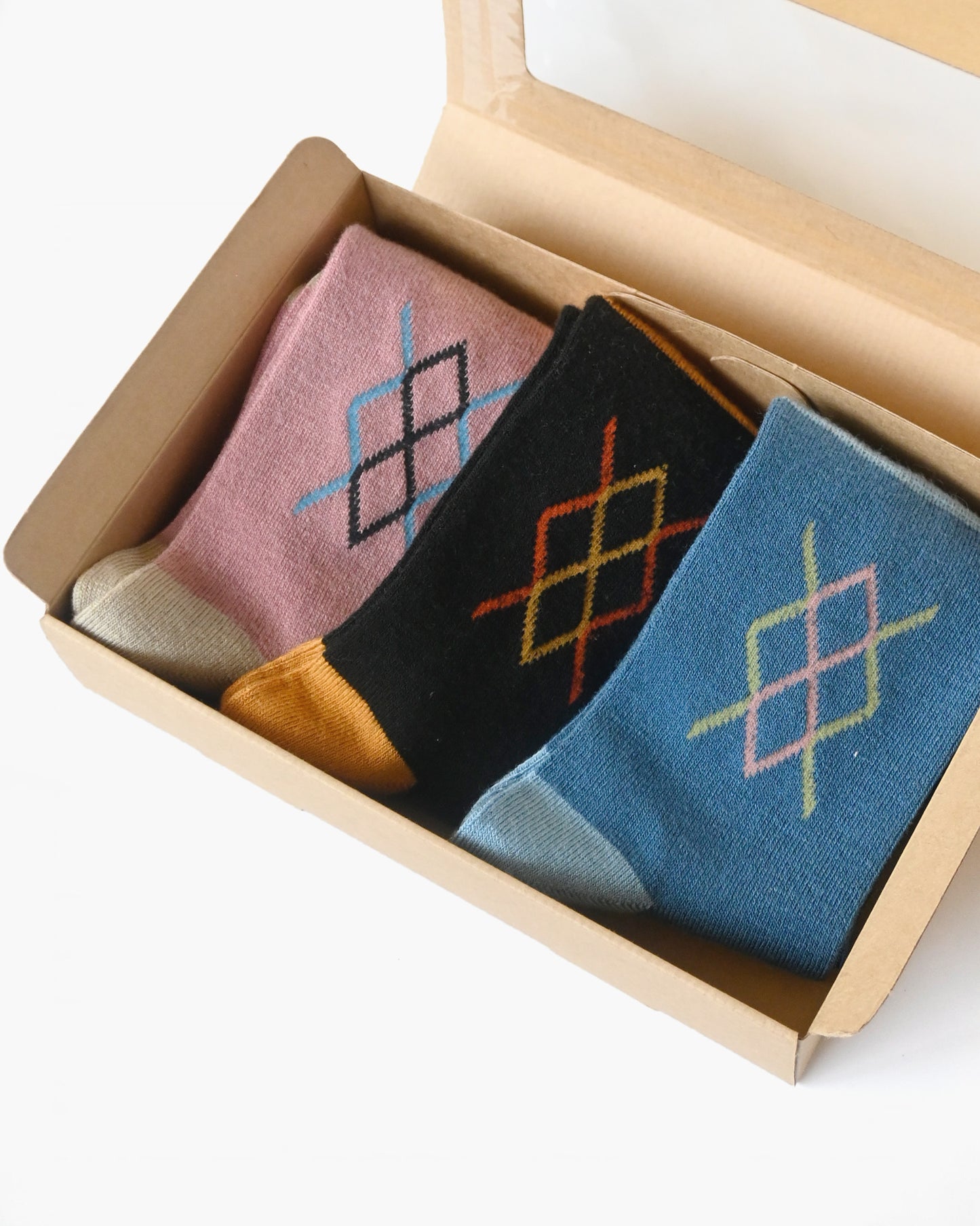 【YOU SAVE 10%】Argyle Socks / SET OF 3