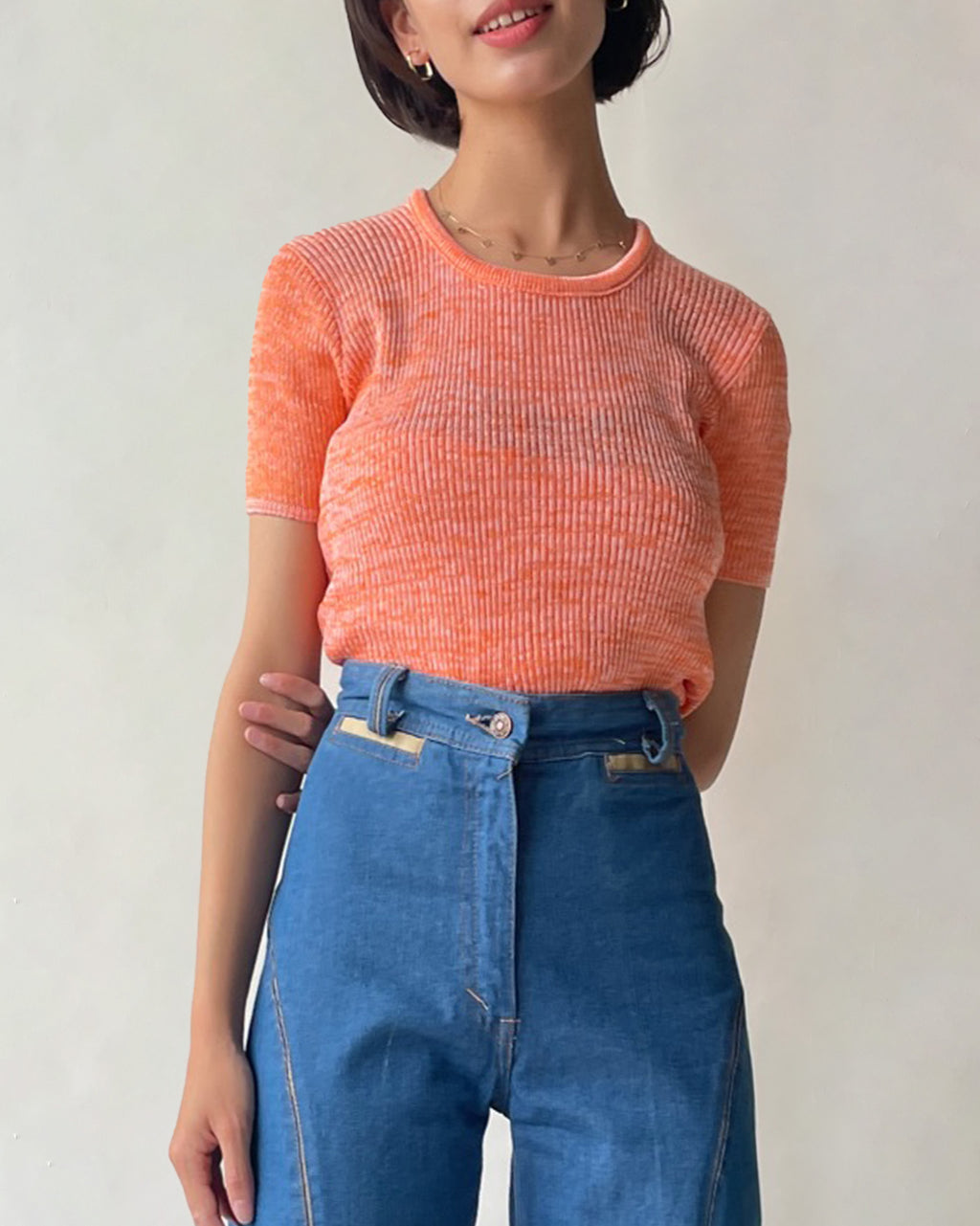 70's Slub Knit Top