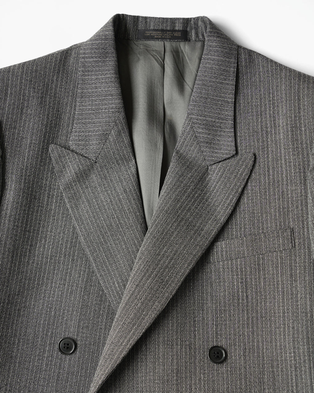 Wool Double Breasted Suit
