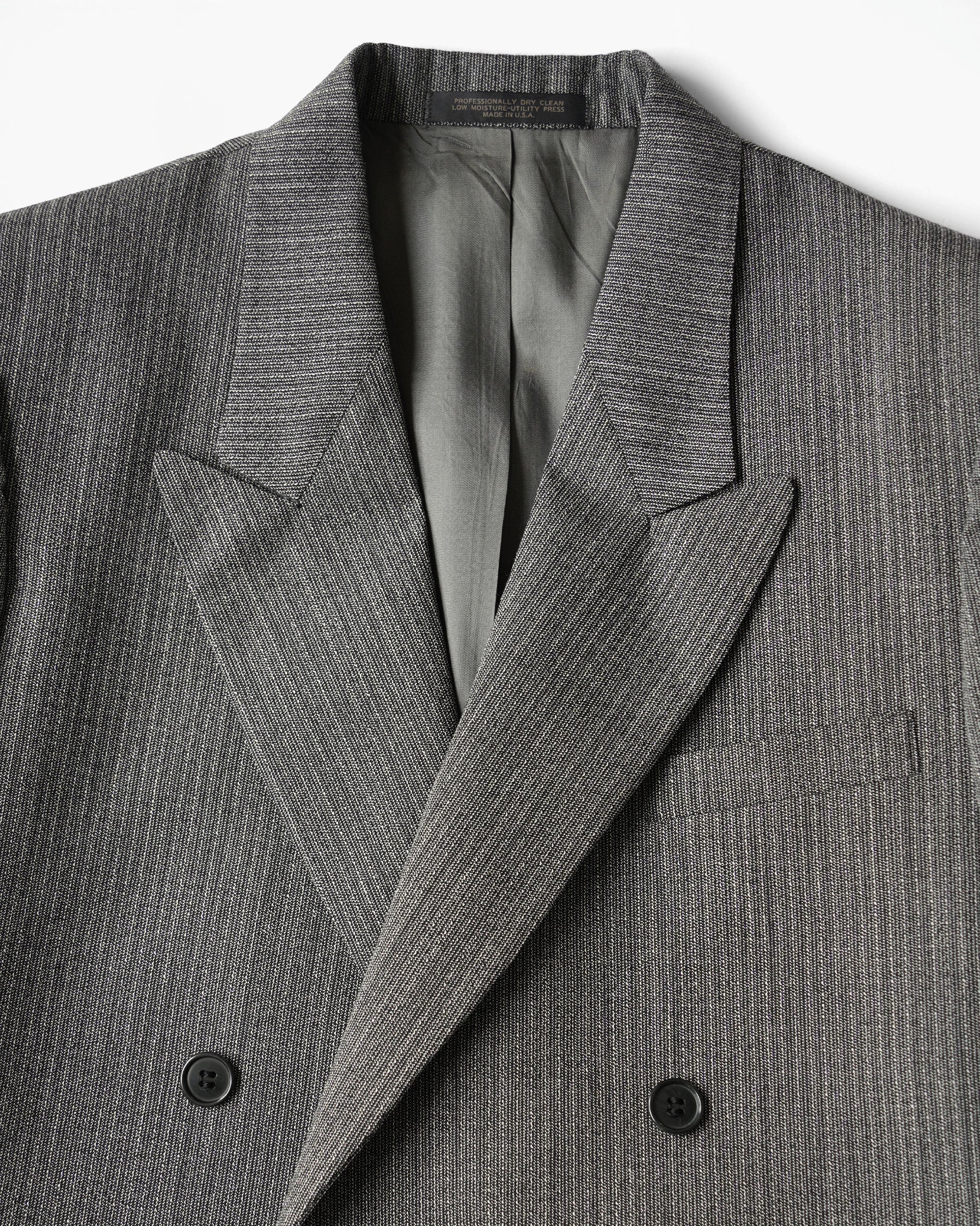 Wool Double Breasted Suit