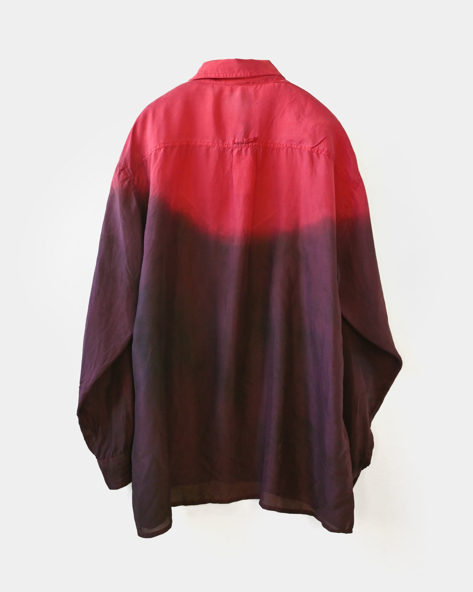 404irregular - Over-dyed Silk Shirt