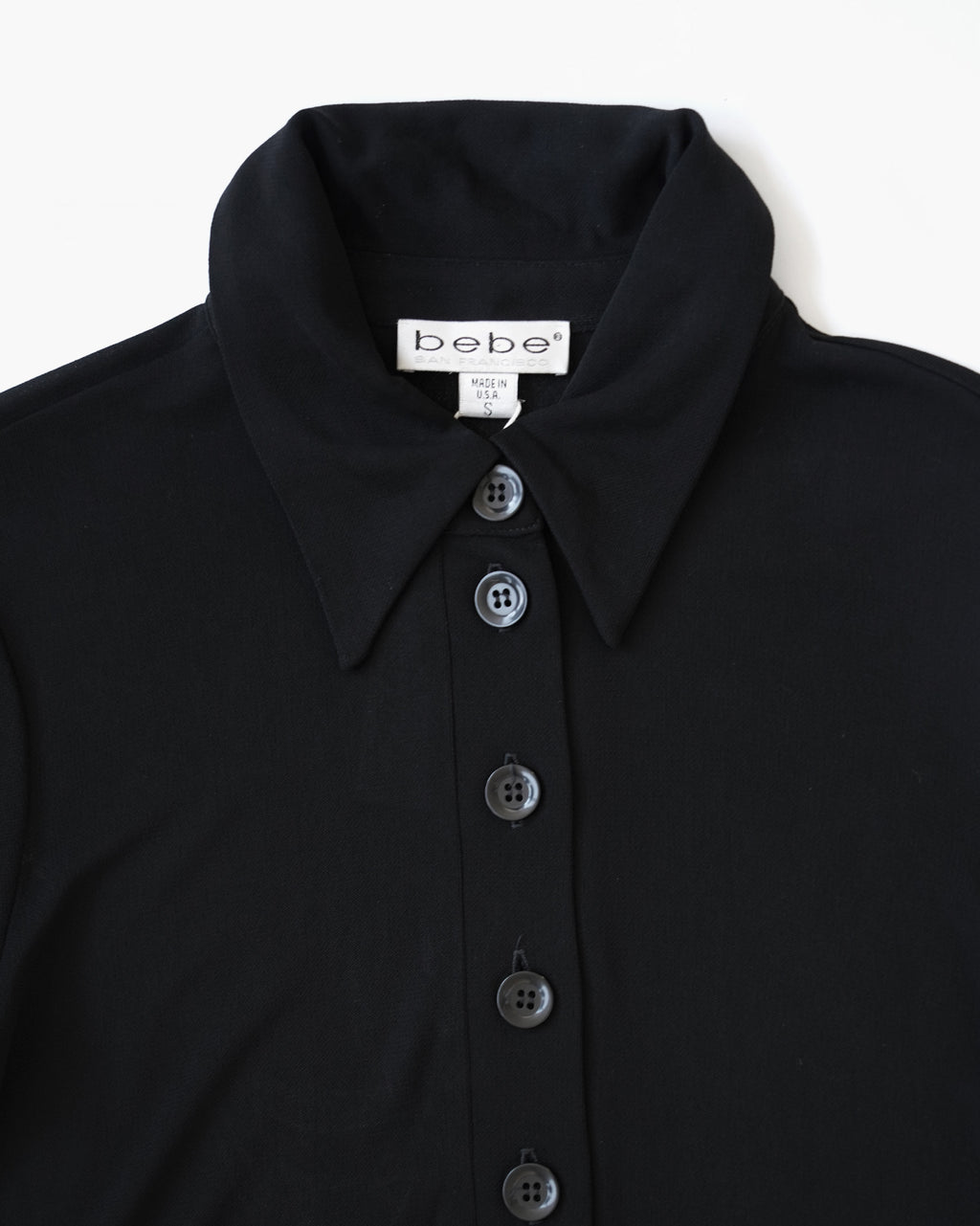 Stretch Jersey Polo Shirt with Front Button – Made in USA