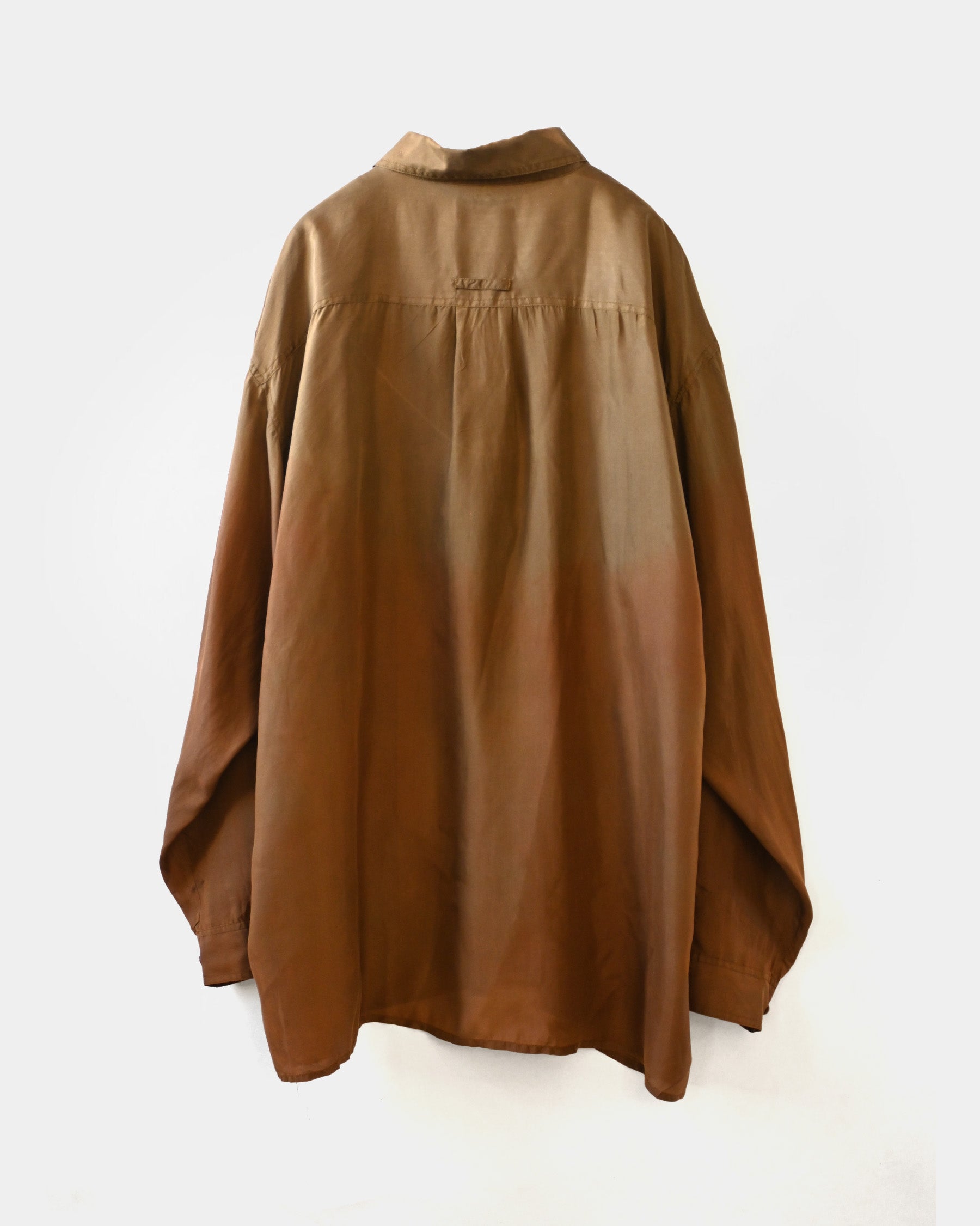 404irregular - Over-dyed Silk Shirt