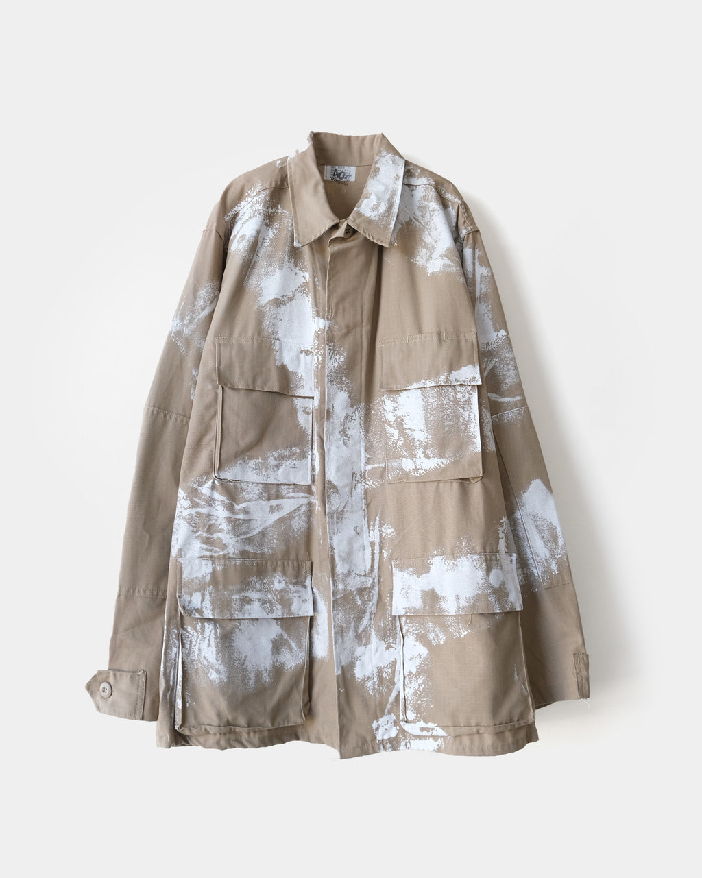 404irregular - Painted BDU Jacket - Beige