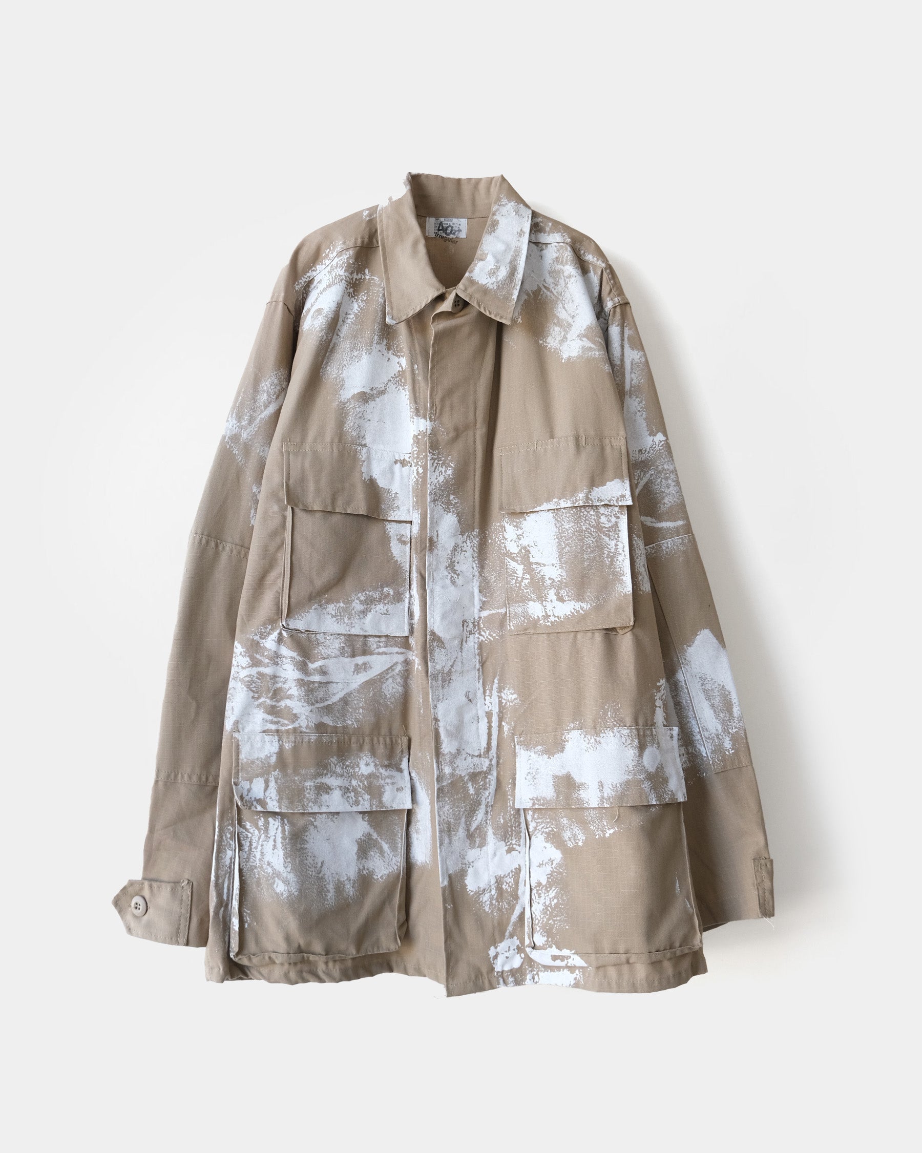 404irregular - Painted BDU Jacket - Beige
