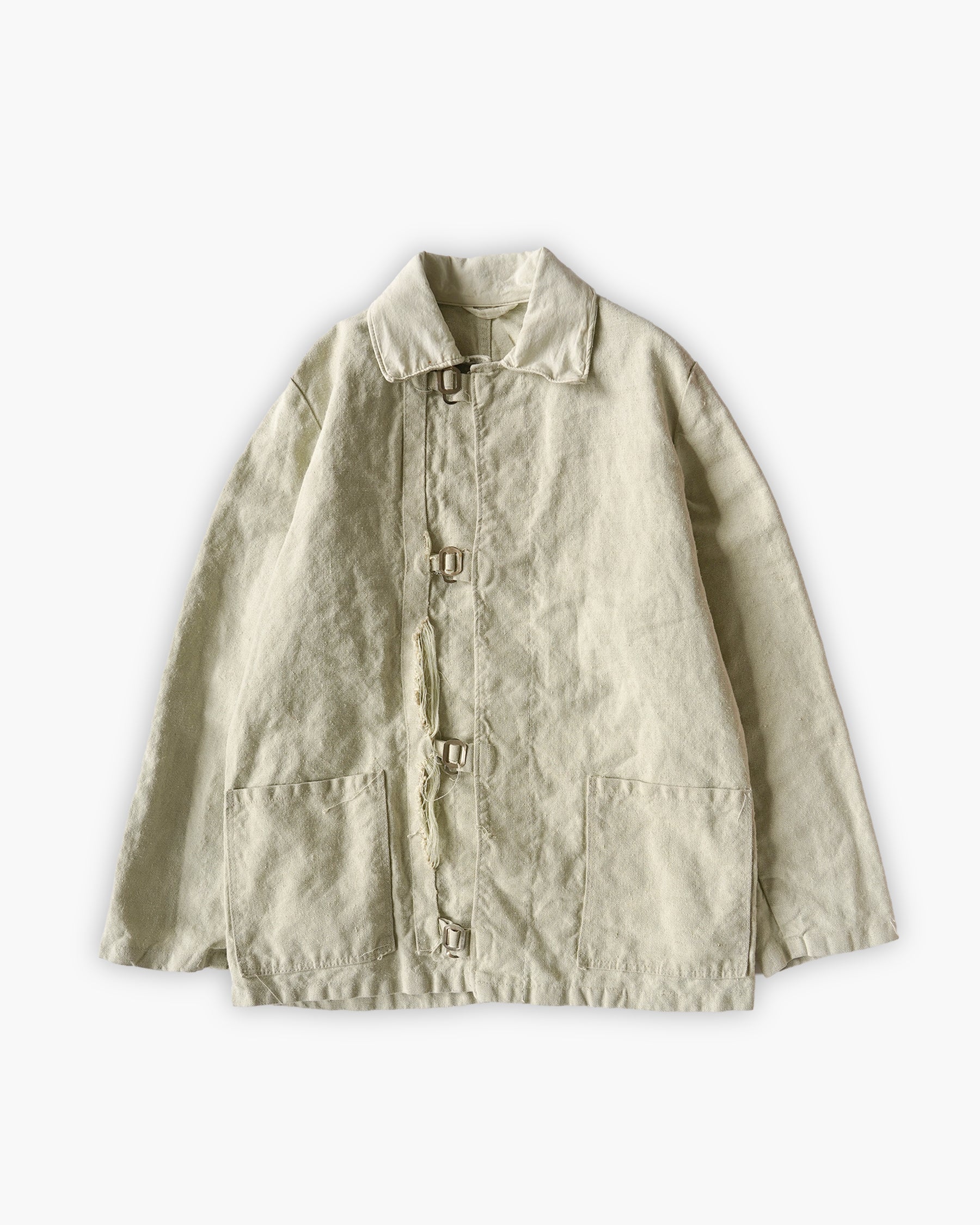 Heavy Cotton White Russian Jacket