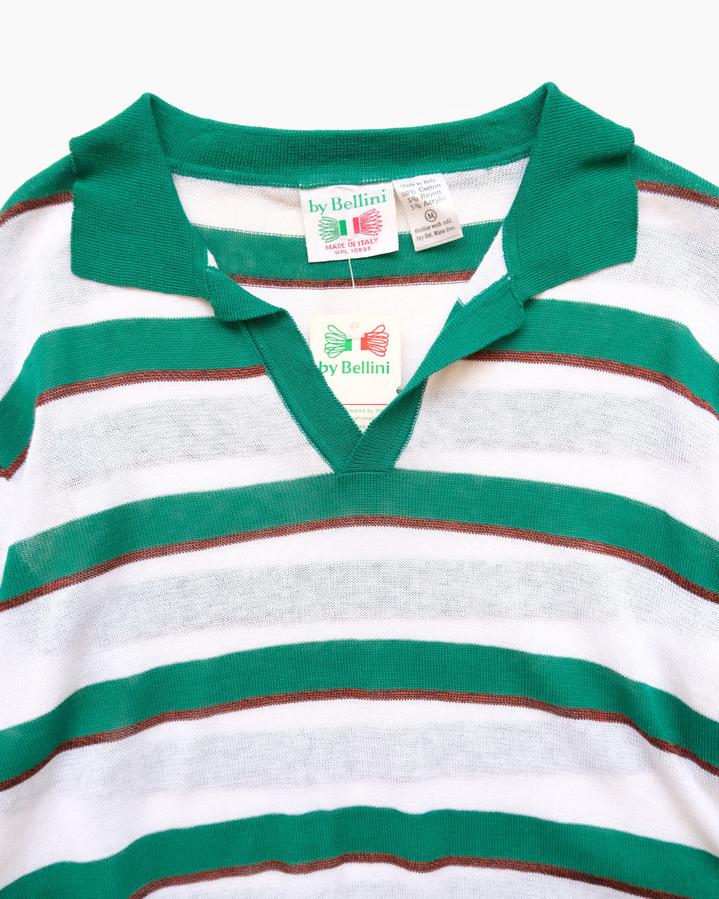 Design Acrylic Knit Polo Made in Italy