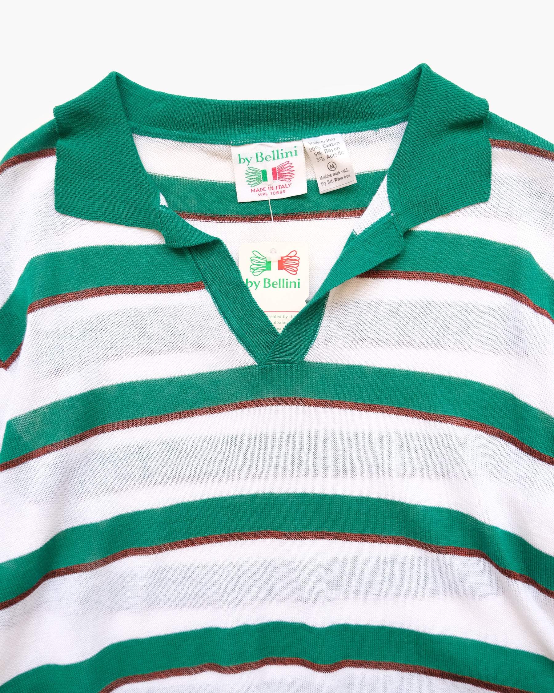 Design Acrylic Knit Polo Made in Italy