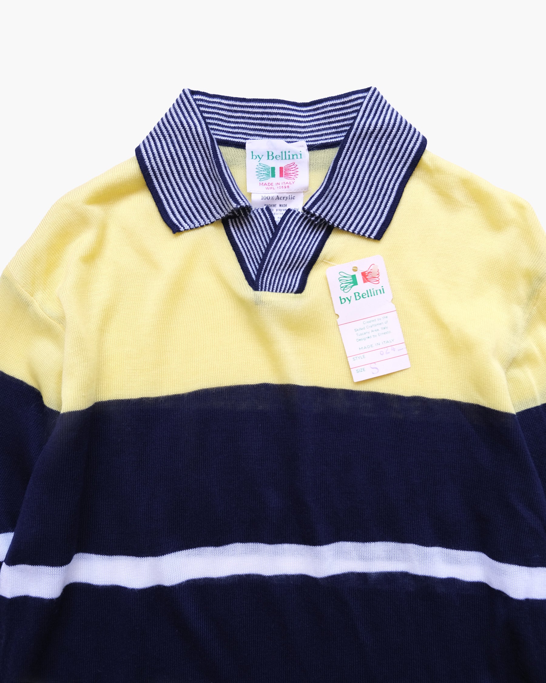 Design Acrylic Knit Polo Made in Italy