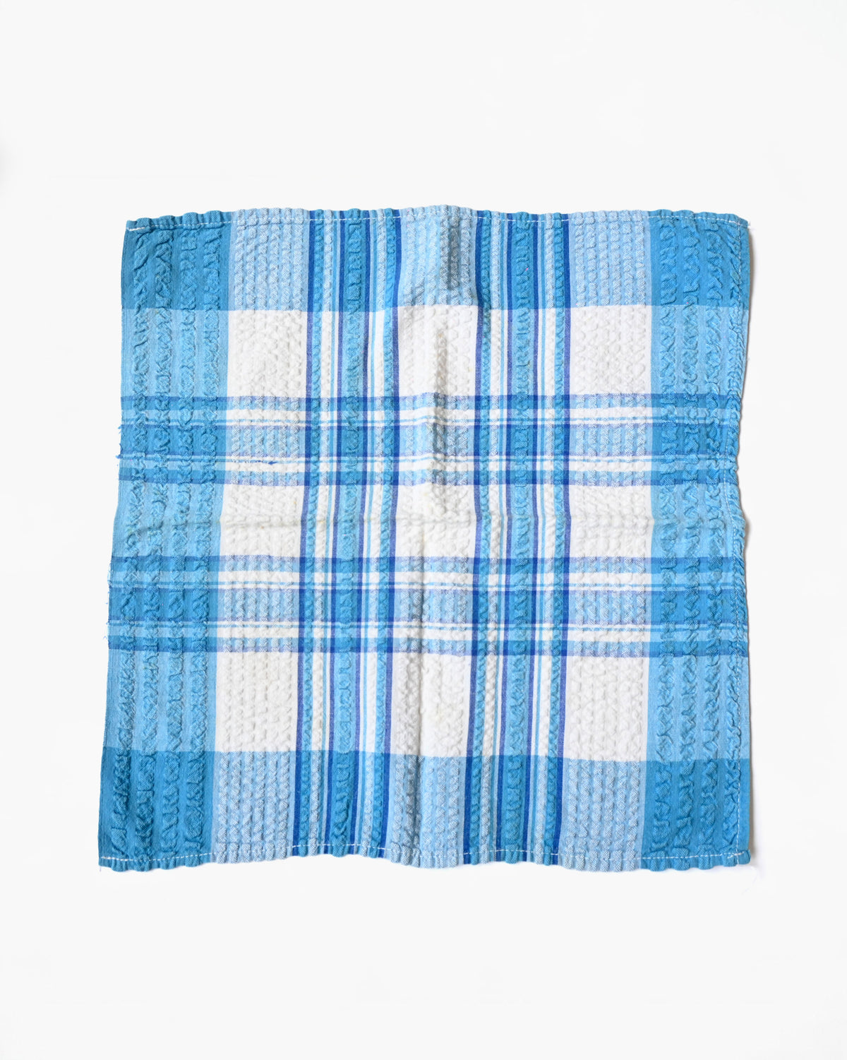 Plaid Waffle Texture Kitchen Towel