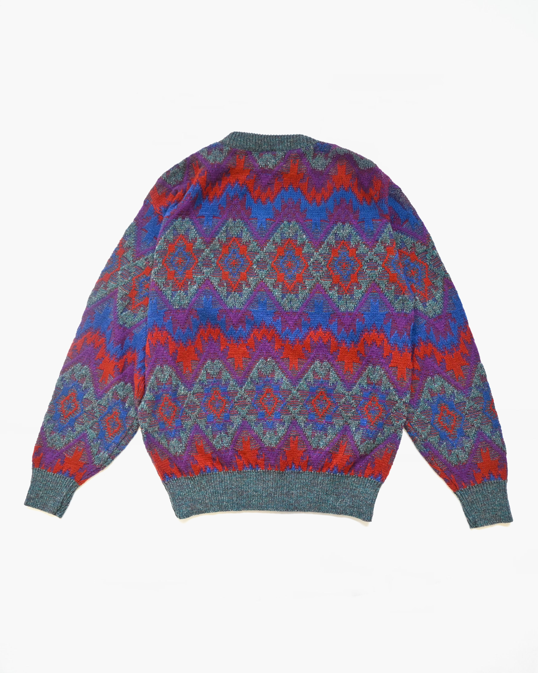 1980's Patterned Knit Sweater