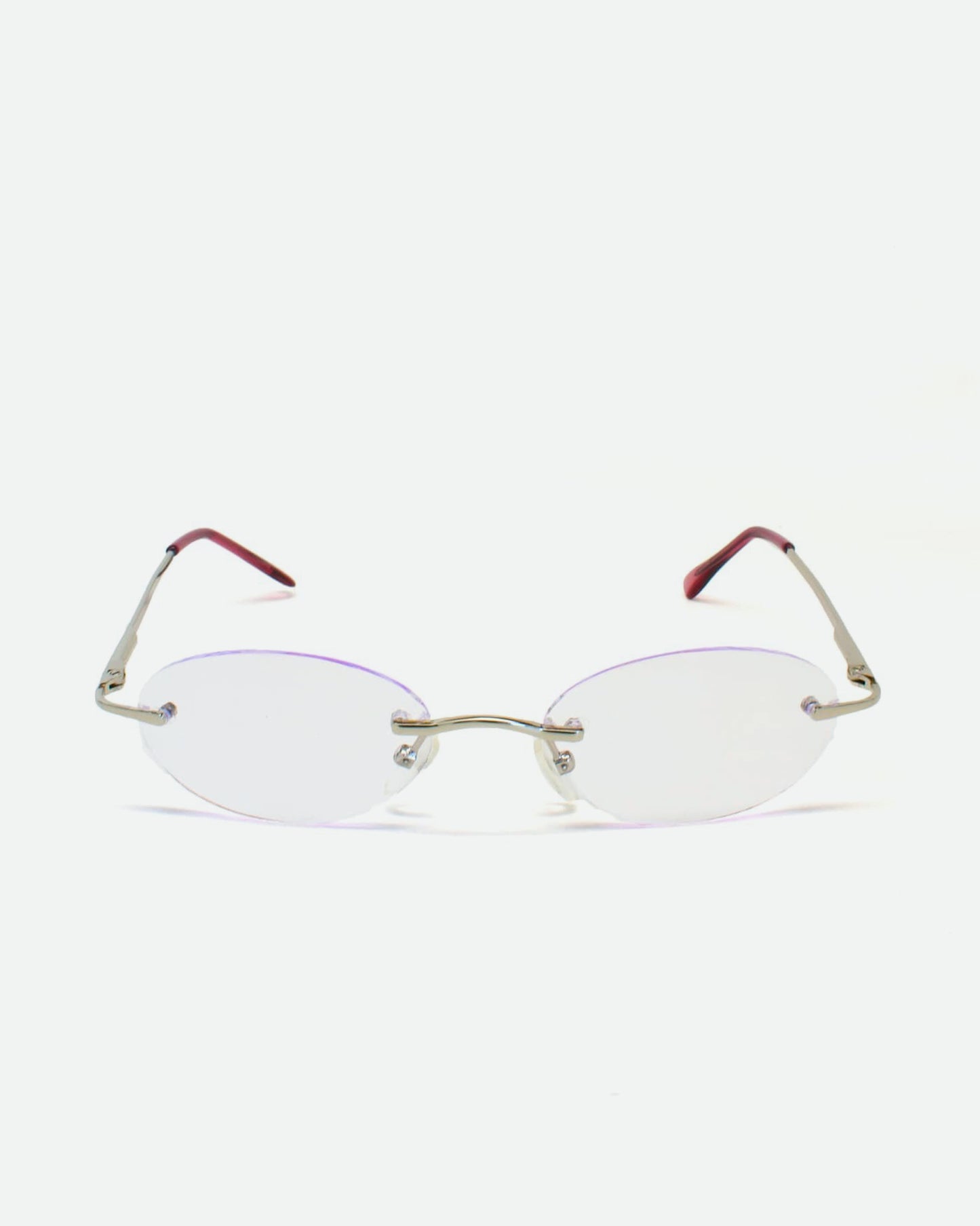 NOS 90s Frameless Glasses with Light Purple