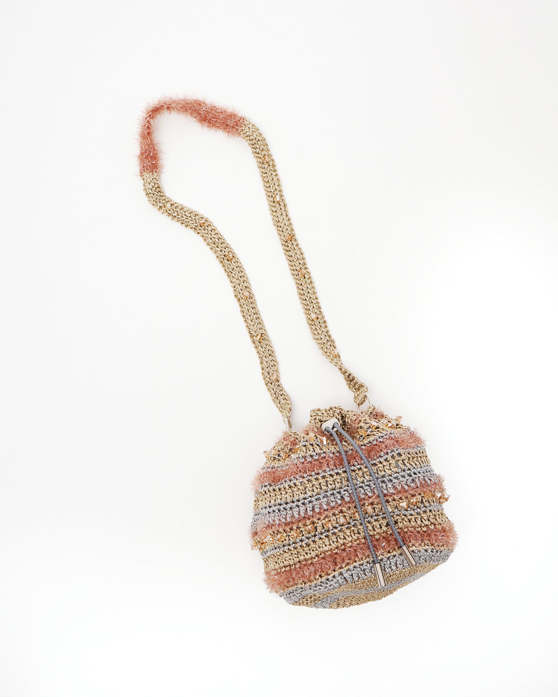 [CMM] Hand Crochet Bag w/Bijou #10