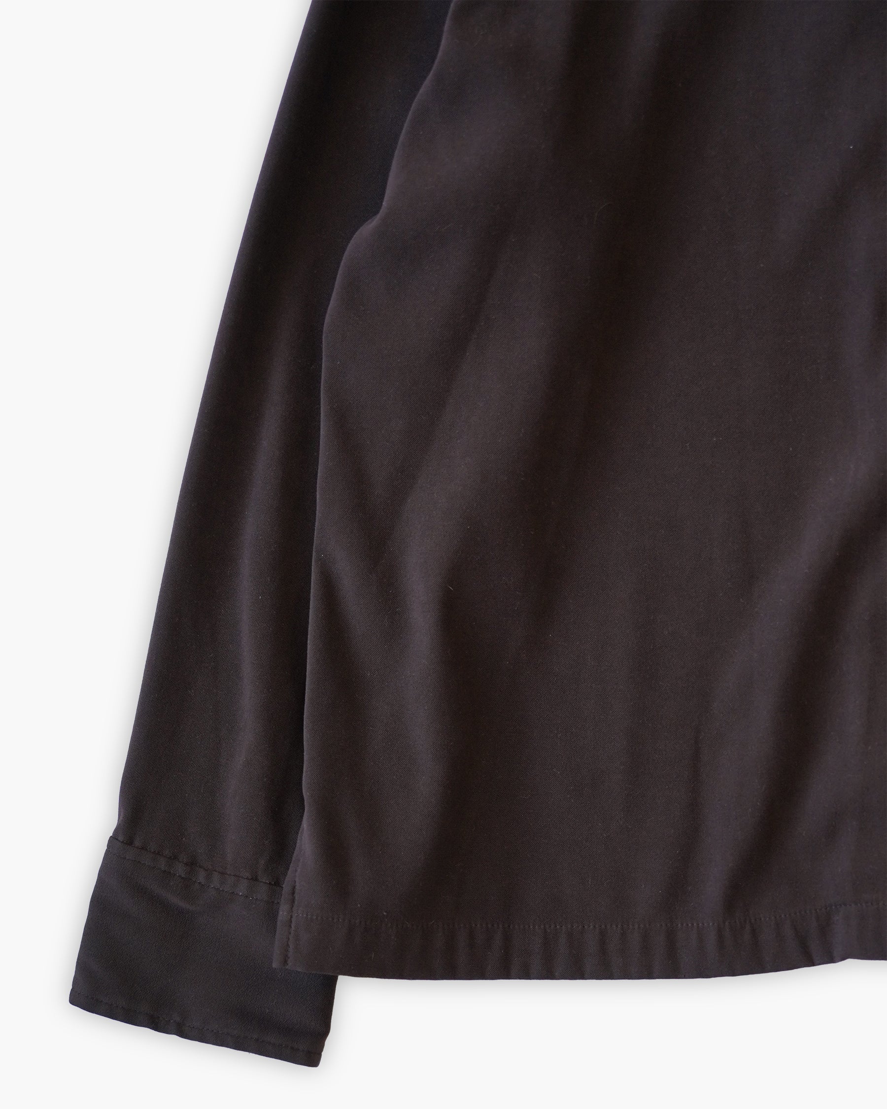 Soft Peach Skin L/S Shirt - Brown