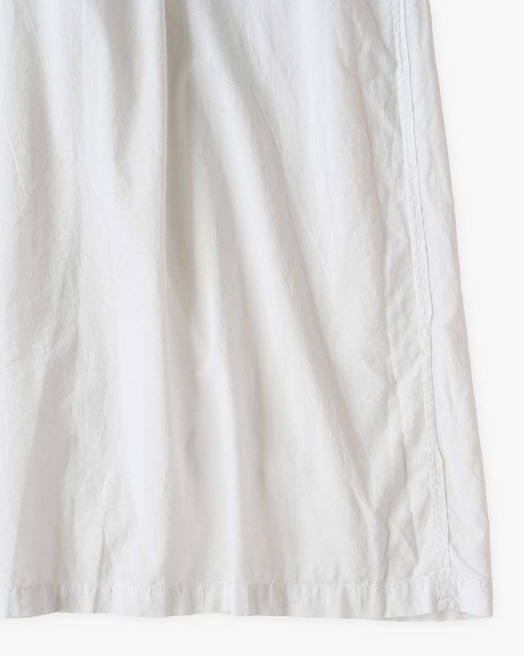 French Cotton Sleeveless Gather Dress