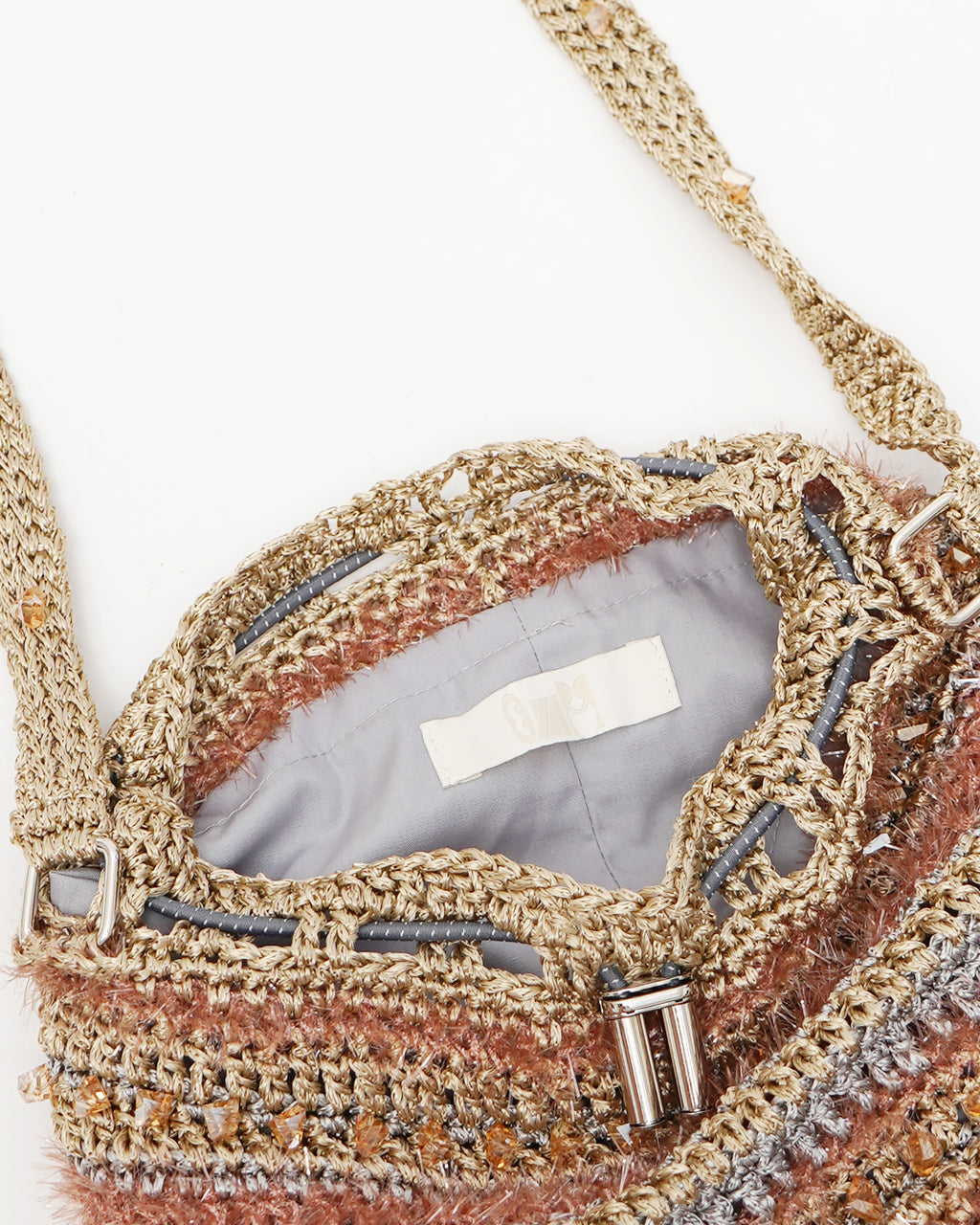 [CMM] Hand Crochet Bag w/Bijou #10
