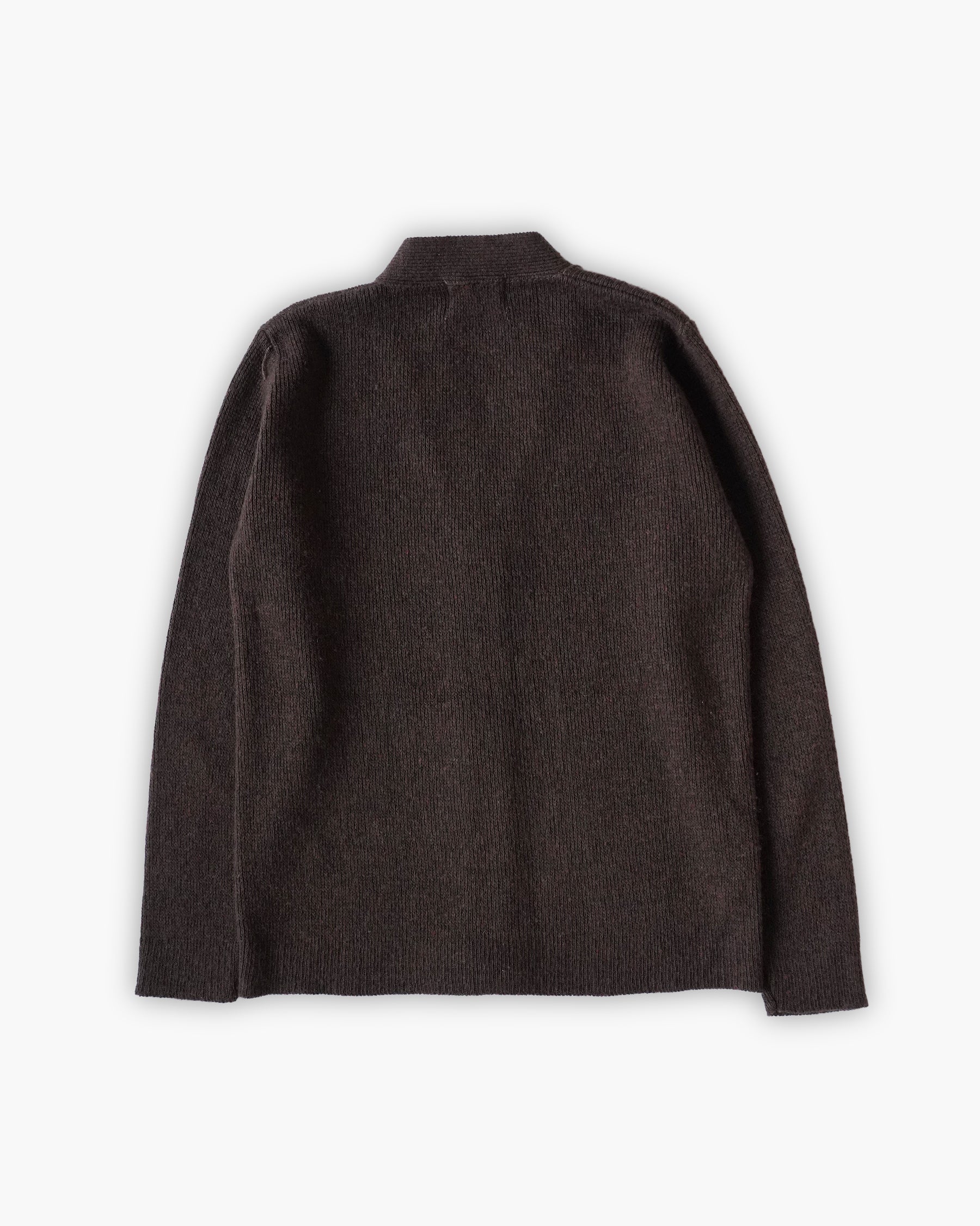 Classic Brown Knit Cardigan