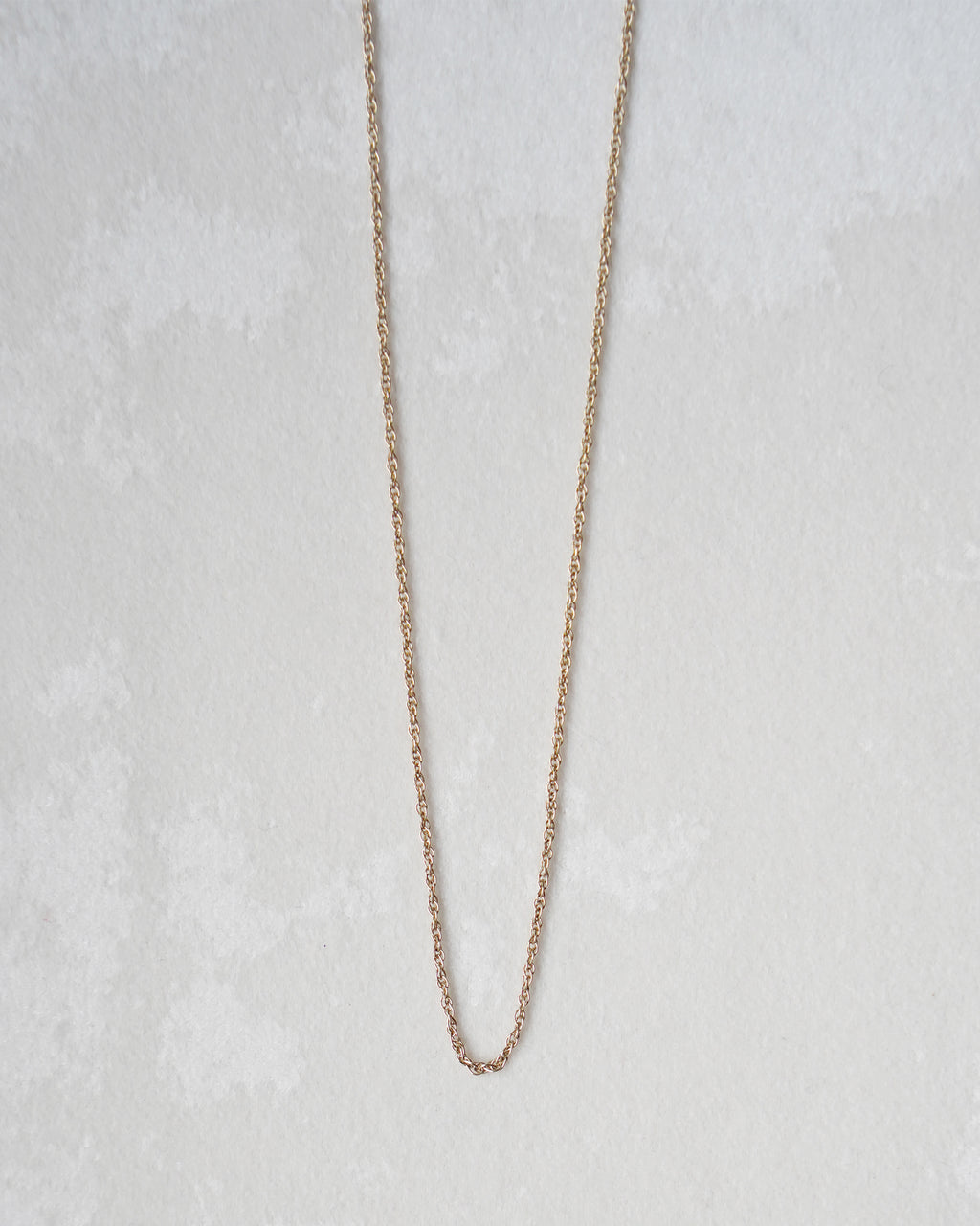 14K Gold Fine Twist Chain Necklace (GDN26033-1)