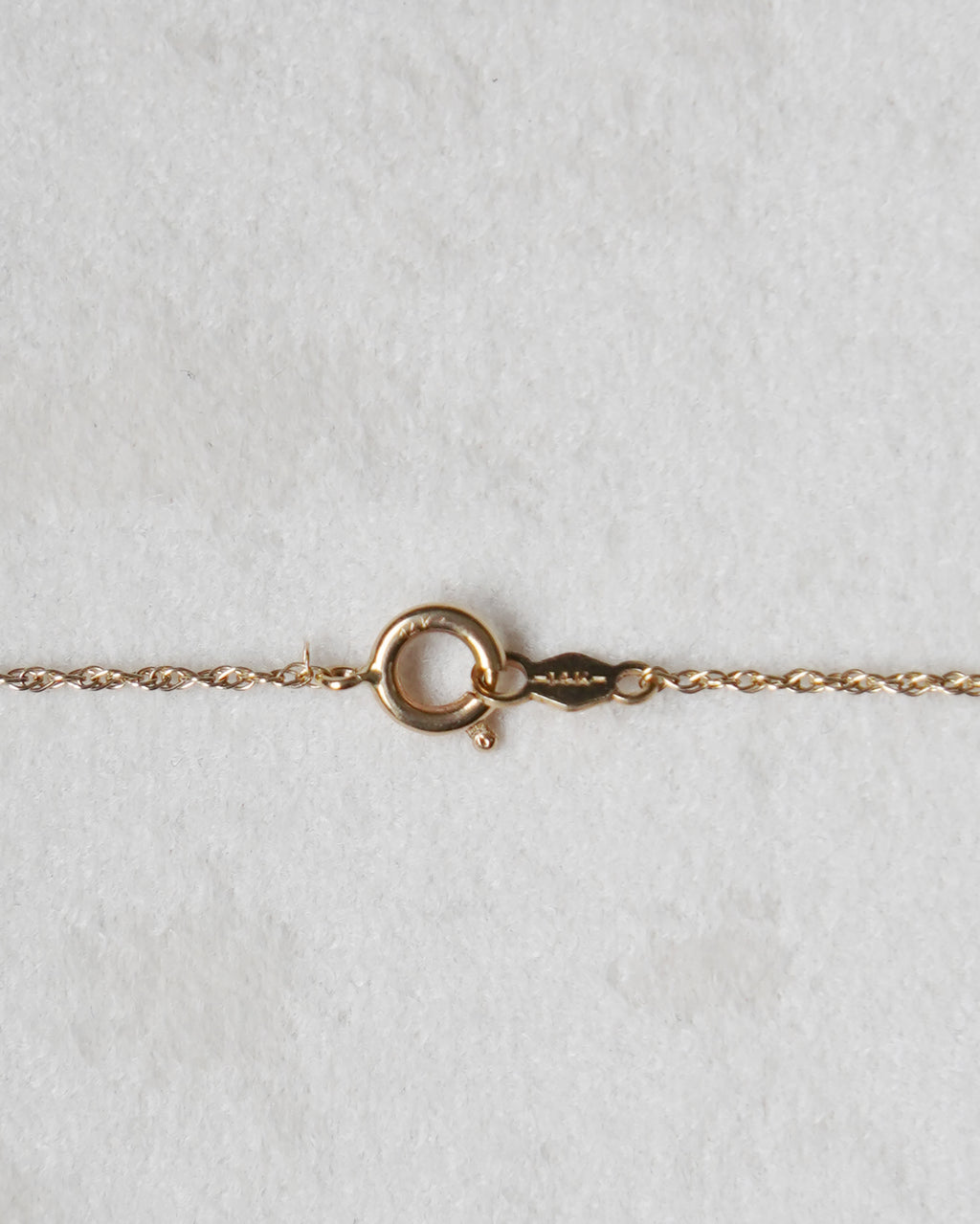 14K Gold Fine Twist Chain Necklace (GDN26033-1)
