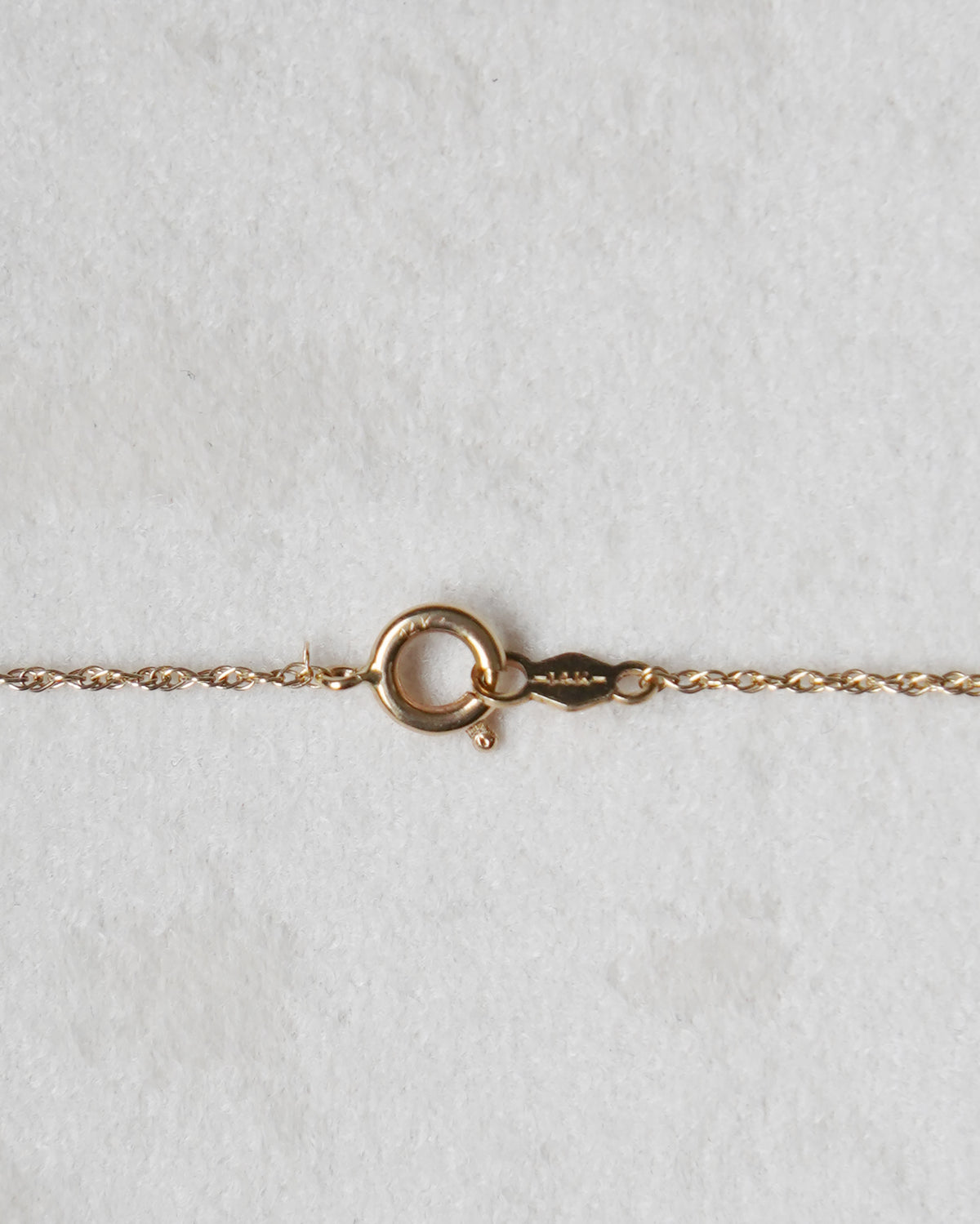 14K Gold Fine Twist Chain Necklace (GDN26033-1)