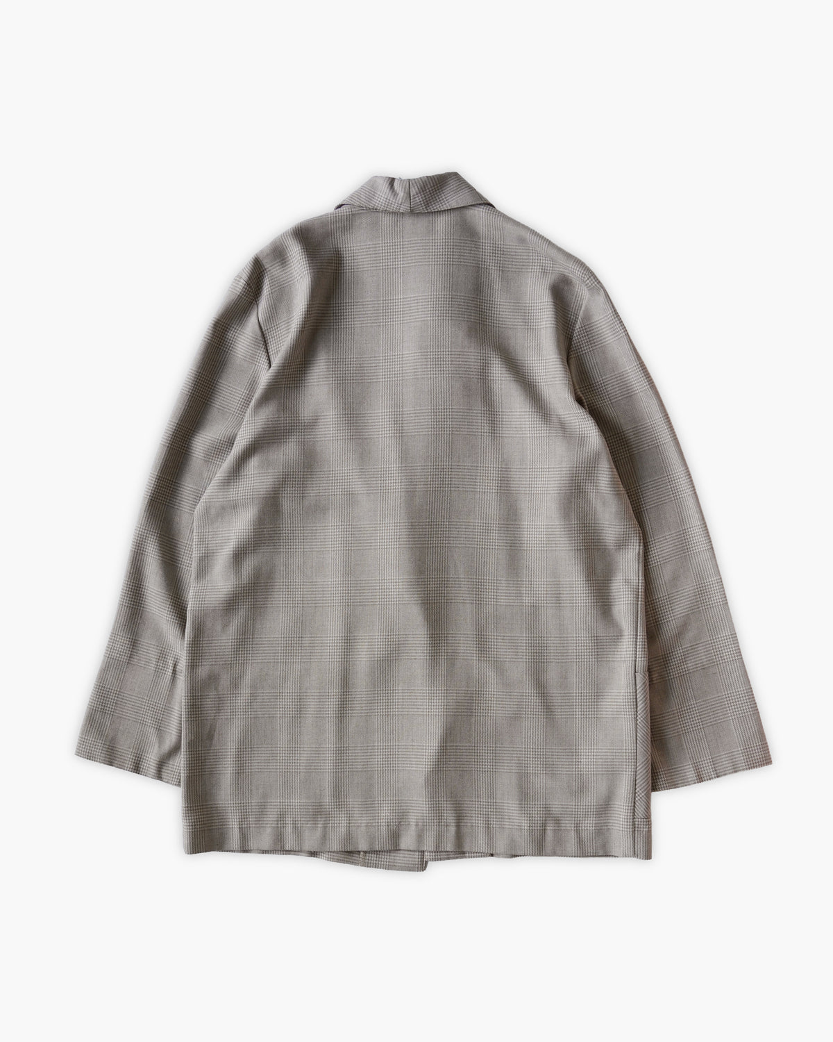 Rayon Blend Plaid Easy Jacket