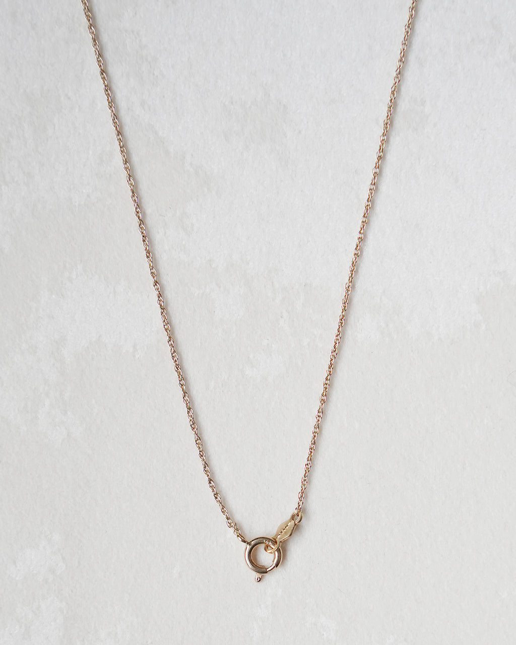 14K Gold Fine Twist Chain Necklace (GDN26033-1)