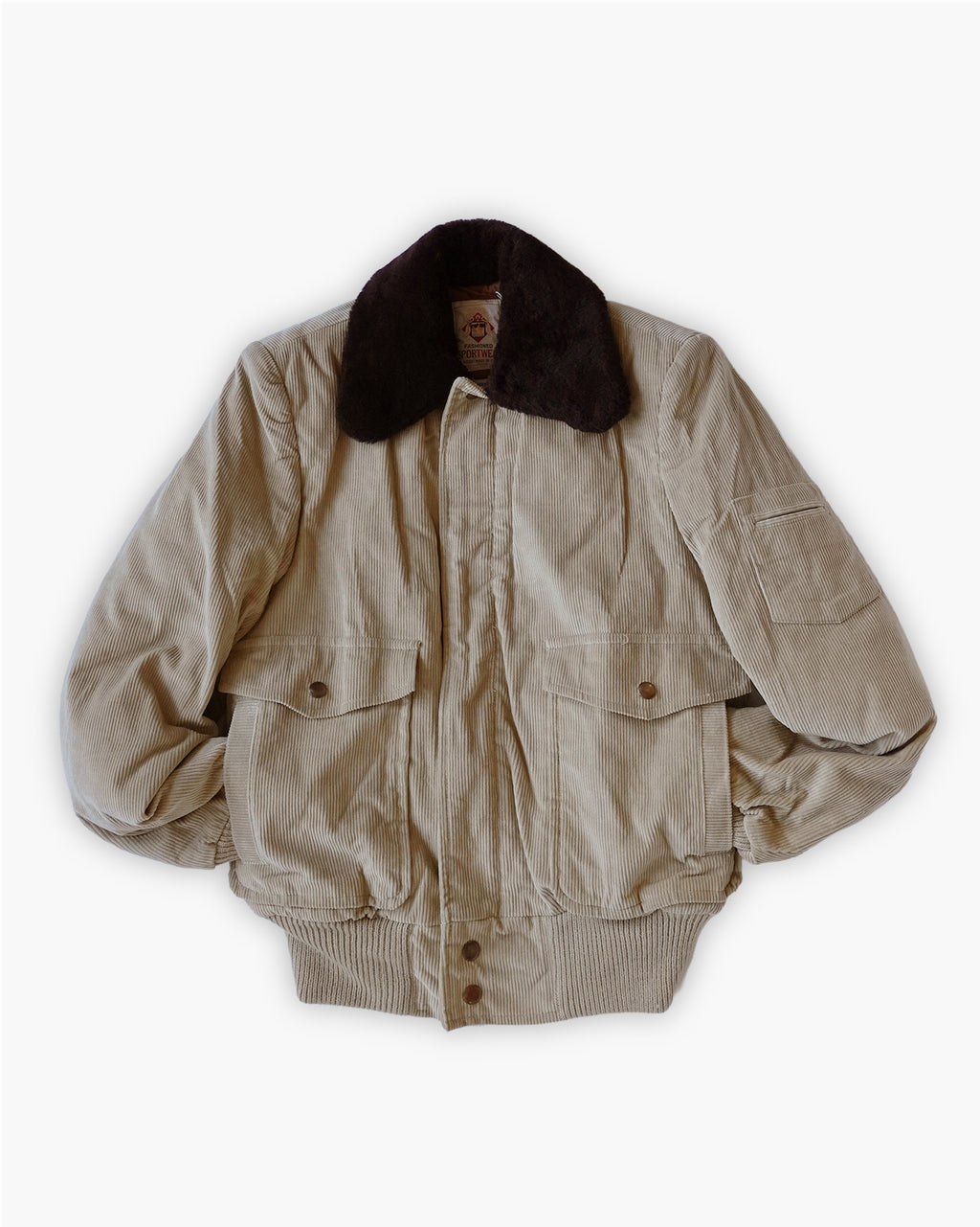 Cotton-corduroy Blouson Jacket
