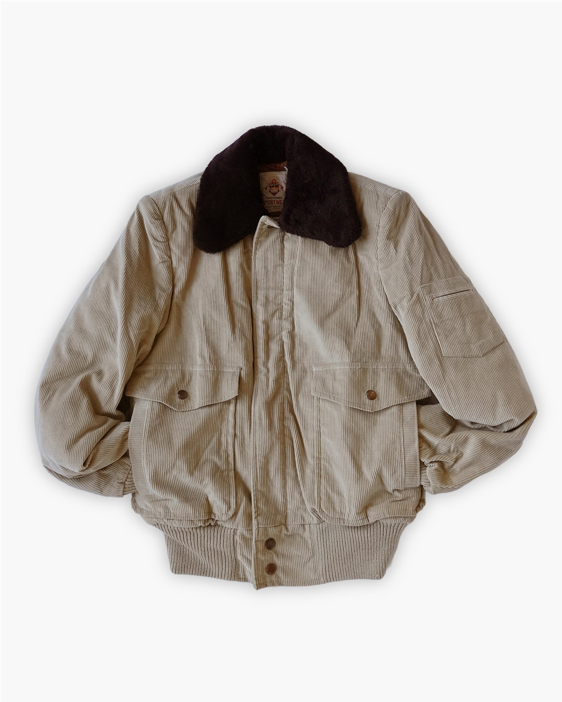 Cotton-corduroy Blouson Jacket