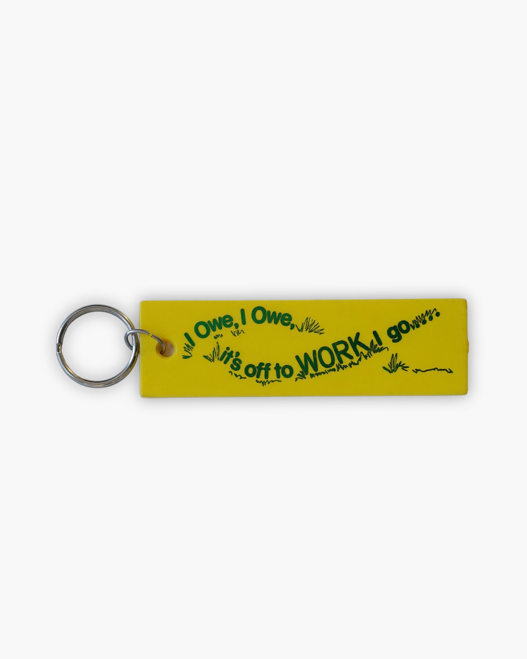 70s Plate Key Chain