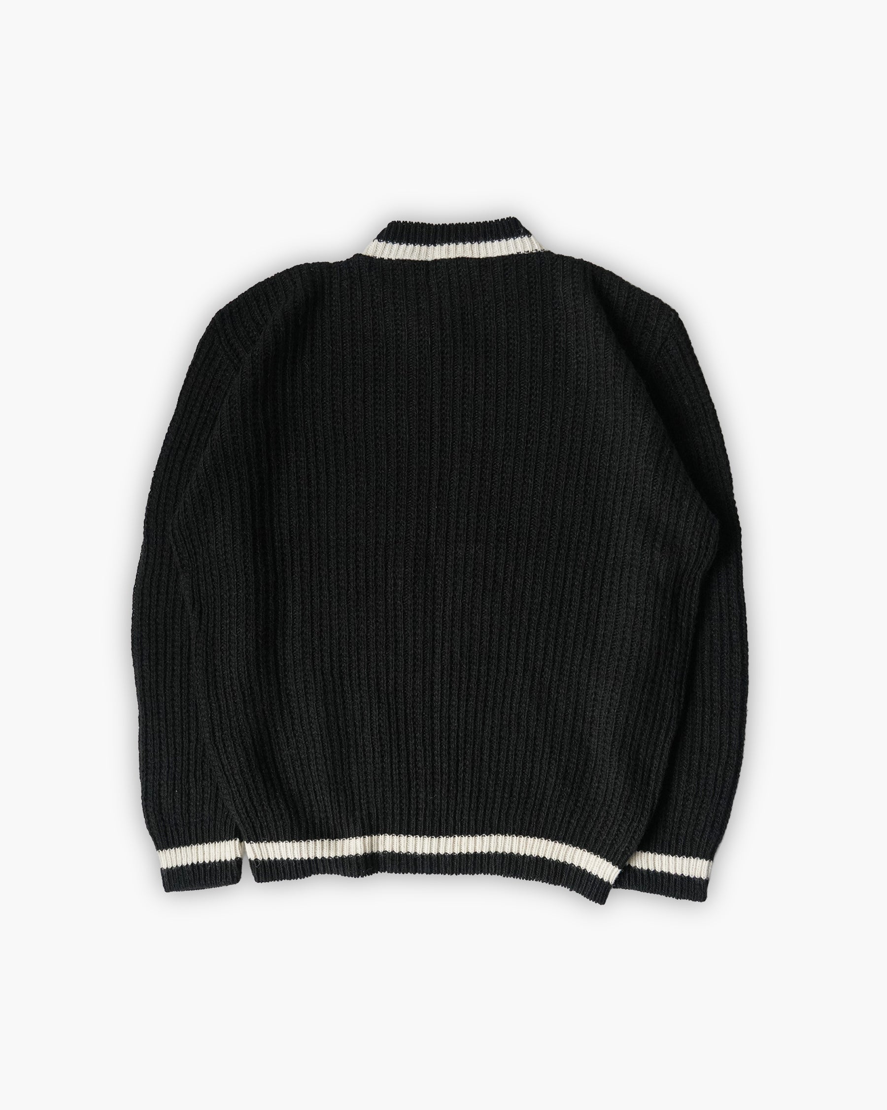 Black Plain School Uniform Sweater