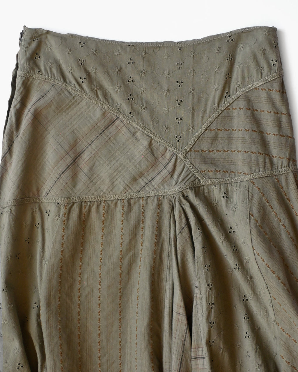 Assort Khaki Flare Skirt