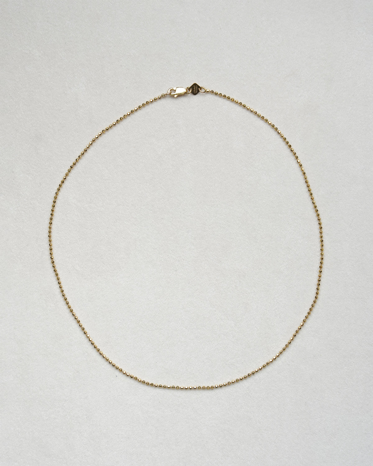 14K Gold Ball Chain Necklace (GDN26035-1)