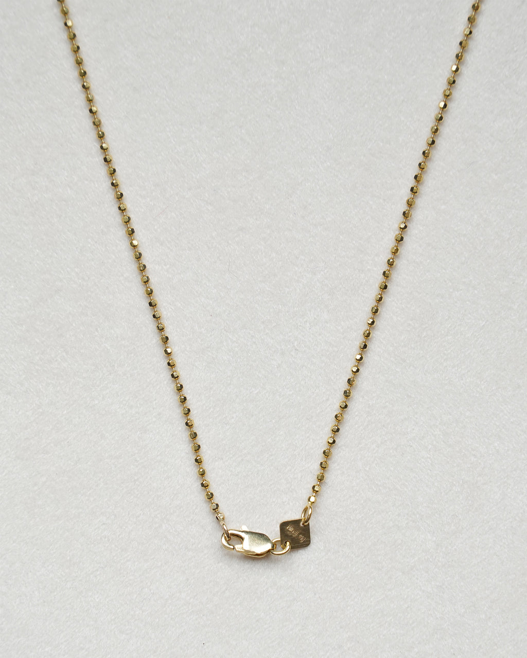 14K Gold Ball Chain Necklace (GDN26035-1)