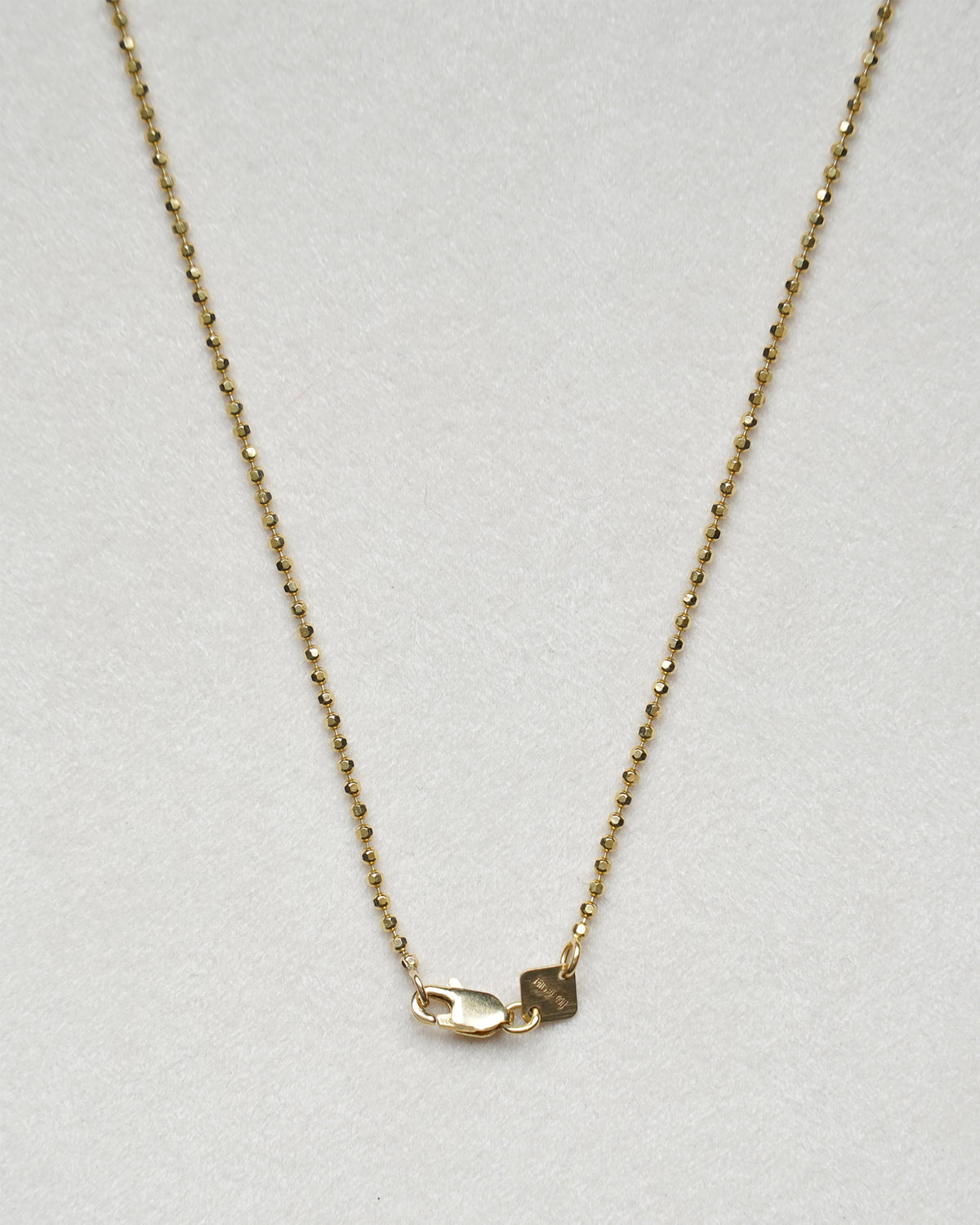 14K Gold Ball Chain Necklace (GDN26035-1)