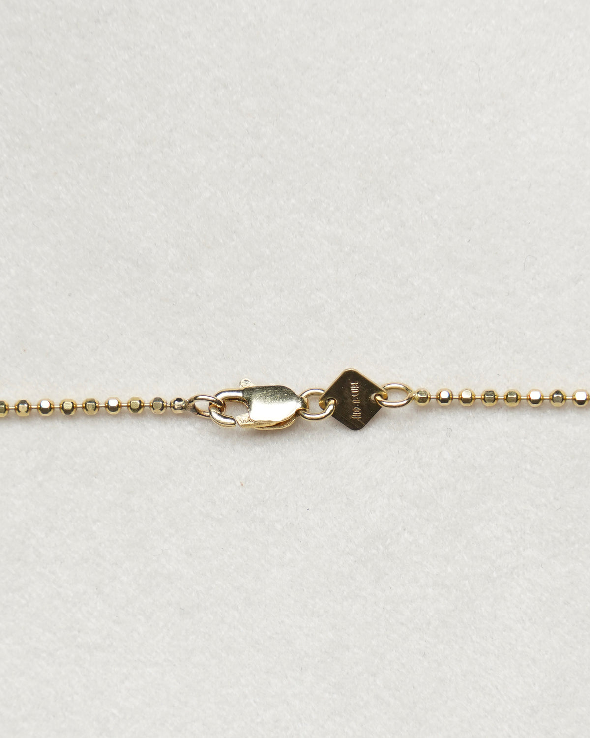 14K Gold Ball Chain Necklace (GDN26035-1)