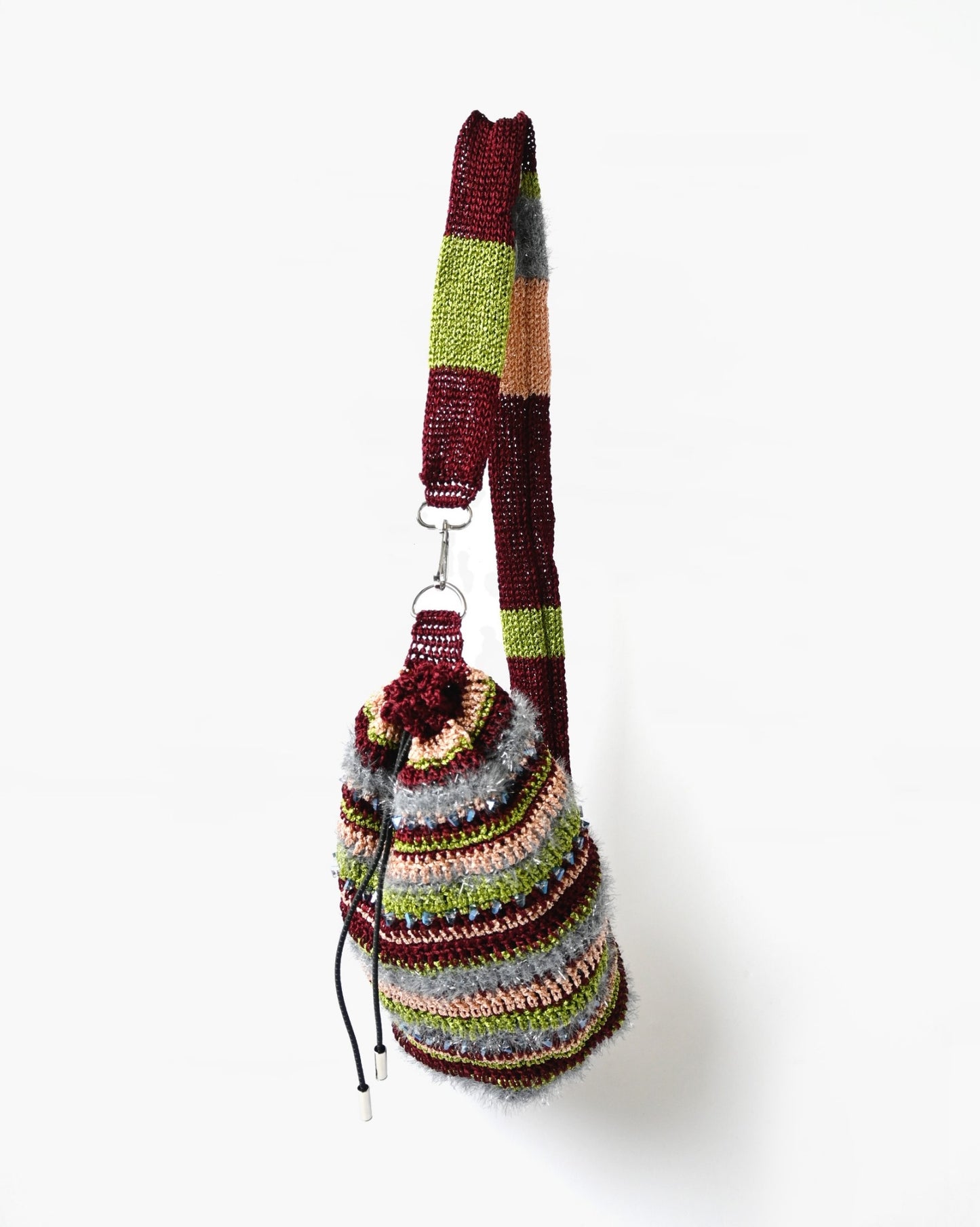 Hand Knitting Shoulder Bag 05